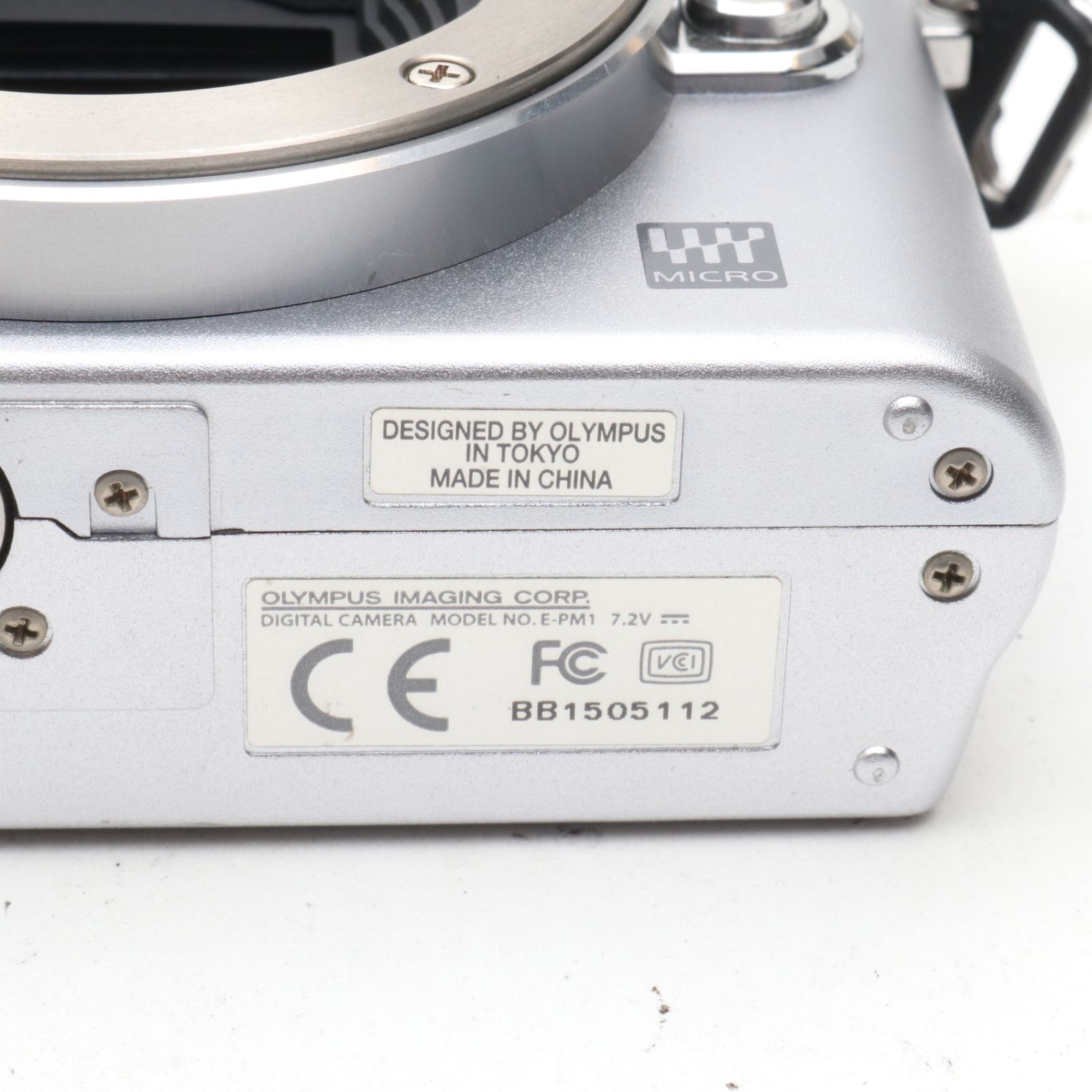 OLYMPUS PEN mini E-PM1 ボディ シルバー 〔マイクロフォーサーズ 