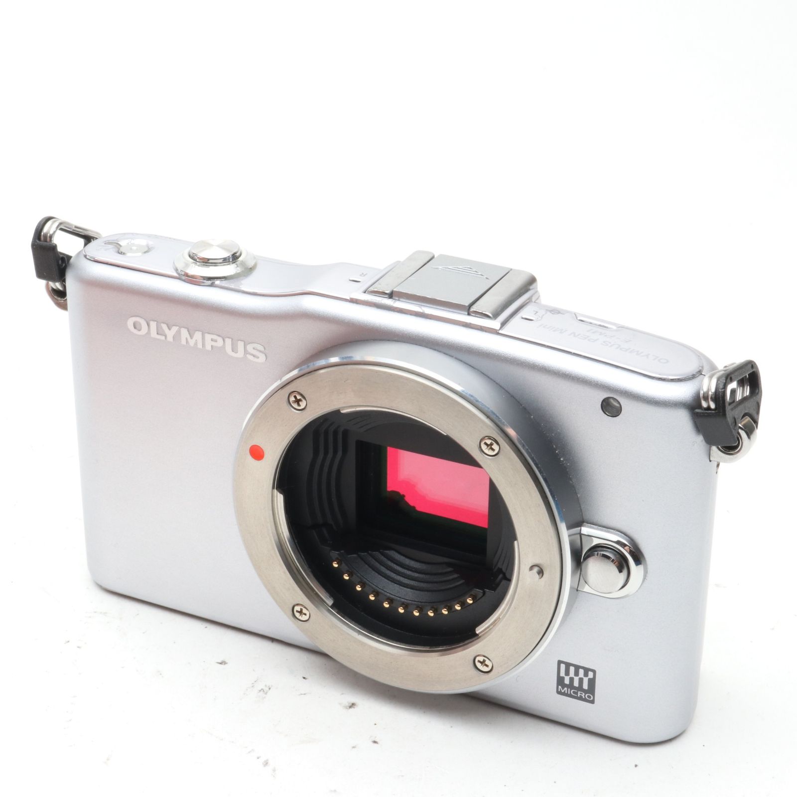 OLYMPUS PEN mini E-PM1 ボディ シルバー 〔マイクロフォーサーズ 