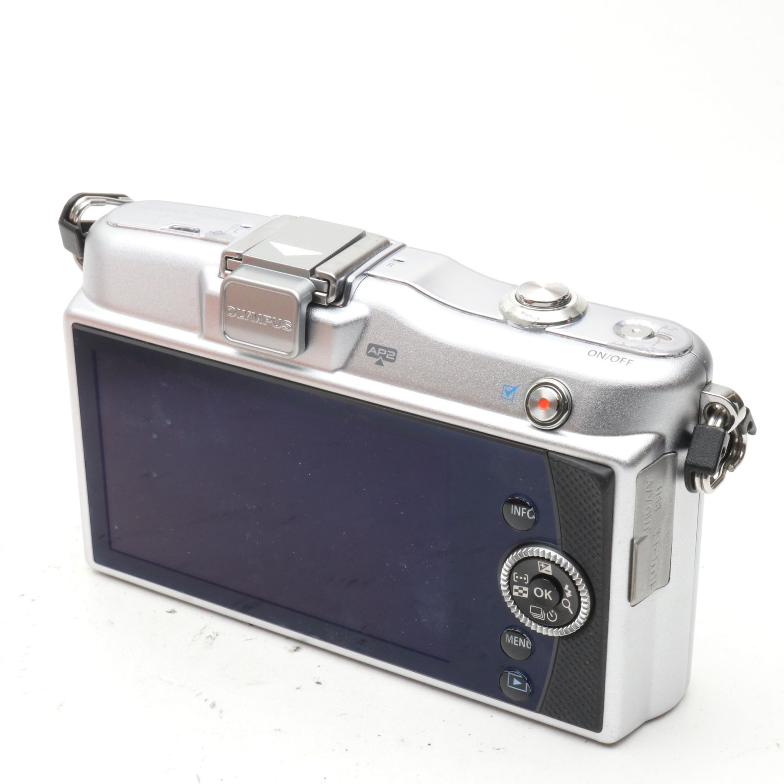OLYMPUS PEN mini E-PM1 ボディ シルバー 〔マイクロフォーサーズ 