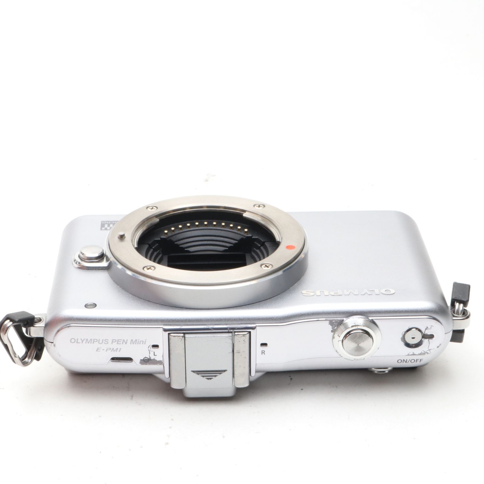 OLYMPUS PEN mini E-PM1 ボディ シルバー 〔マイクロフォーサーズ 