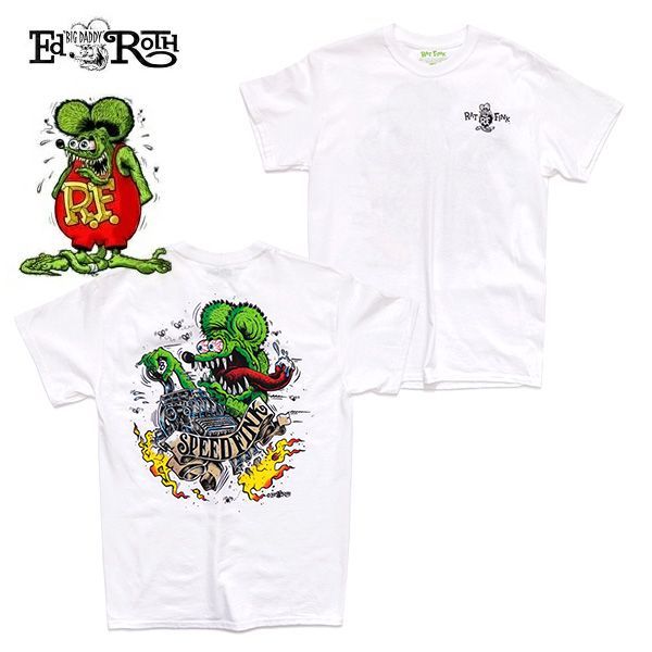 ラット フィンク【Rat Fink】SPEED FINK TEE エド・ロス モンスター T 