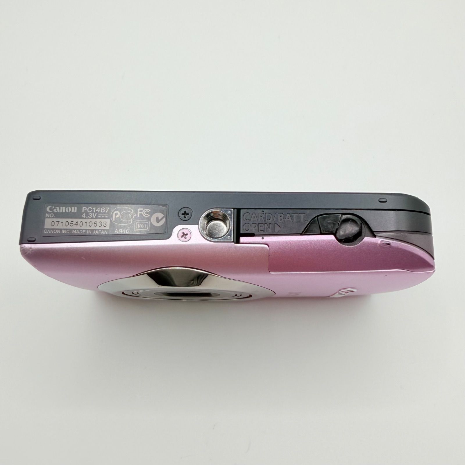 Canon IXY 10S ピンク　PC1467 完動品】 IXY 10S ピンク Canon PC1467 デジカメ 動作確認済み - メルカリ