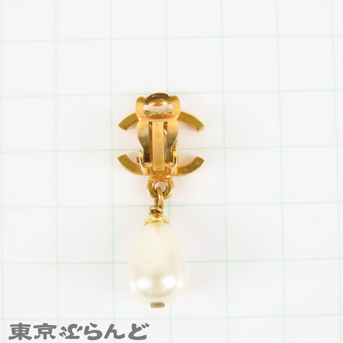シャネル CHANEL ココマーク ドロップ イヤリング ゴールド メタル 