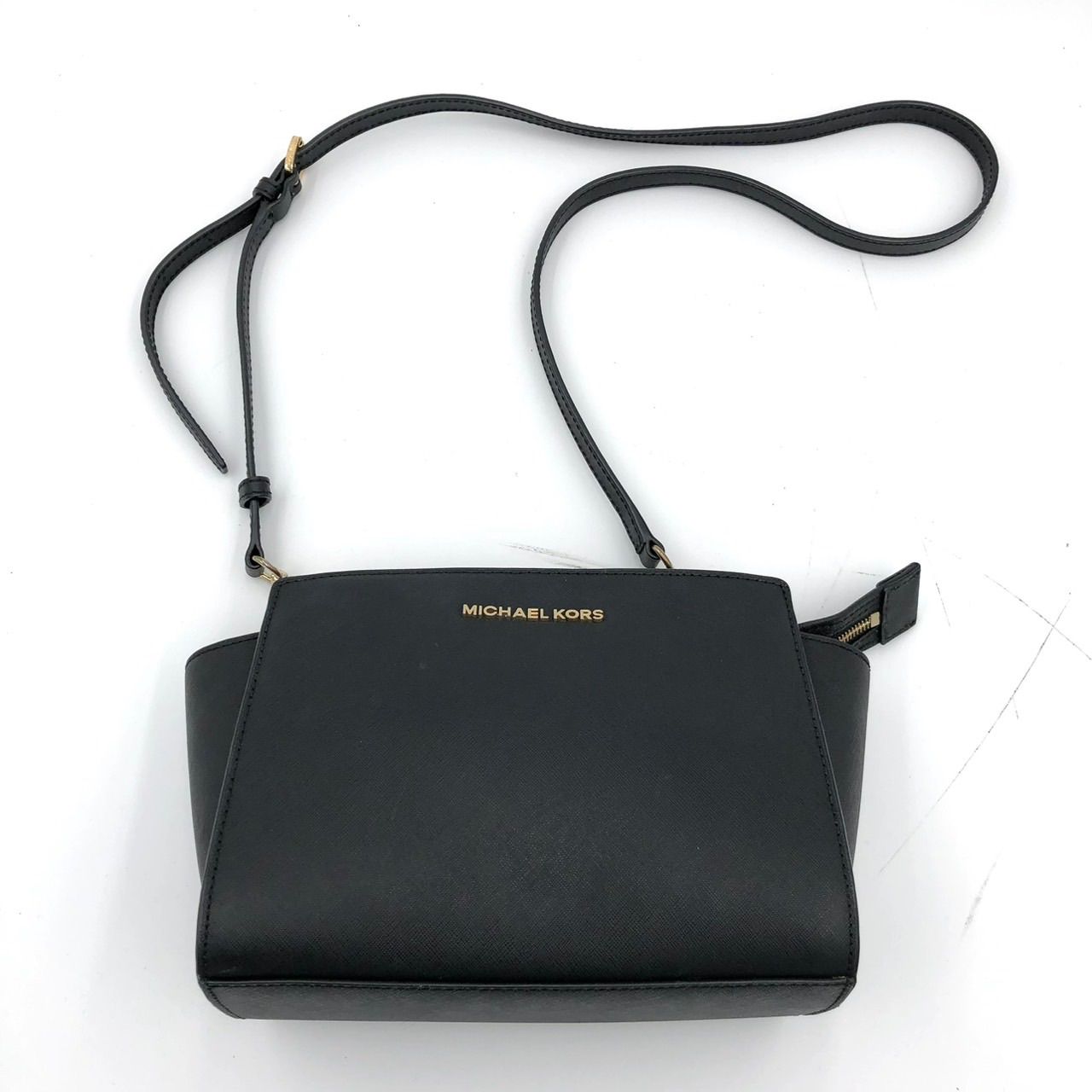 MICHAELKORS マイケルコース ショルダーバッグ ブラック 黒 レザー 
