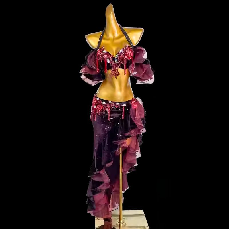 新品 未使用 舞姿翼 ベリーダンス衣装 レディース ベリーダンス 