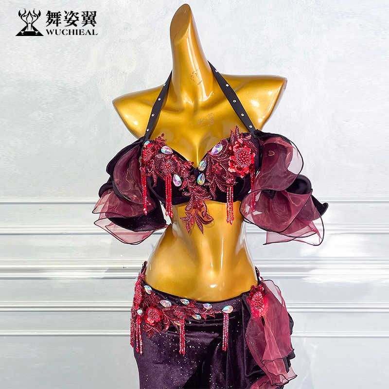 新品 未使用 舞姿翼 ベリーダンス衣装 レディース ベリーダンス