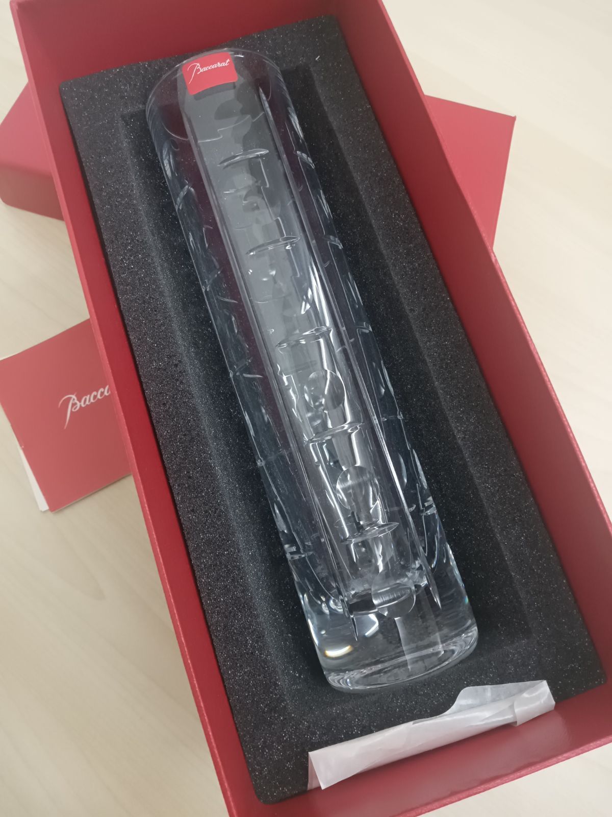 Baccarat バカラ エキノックス 花瓶 一輪挿し 美品 Baccarat バカラ