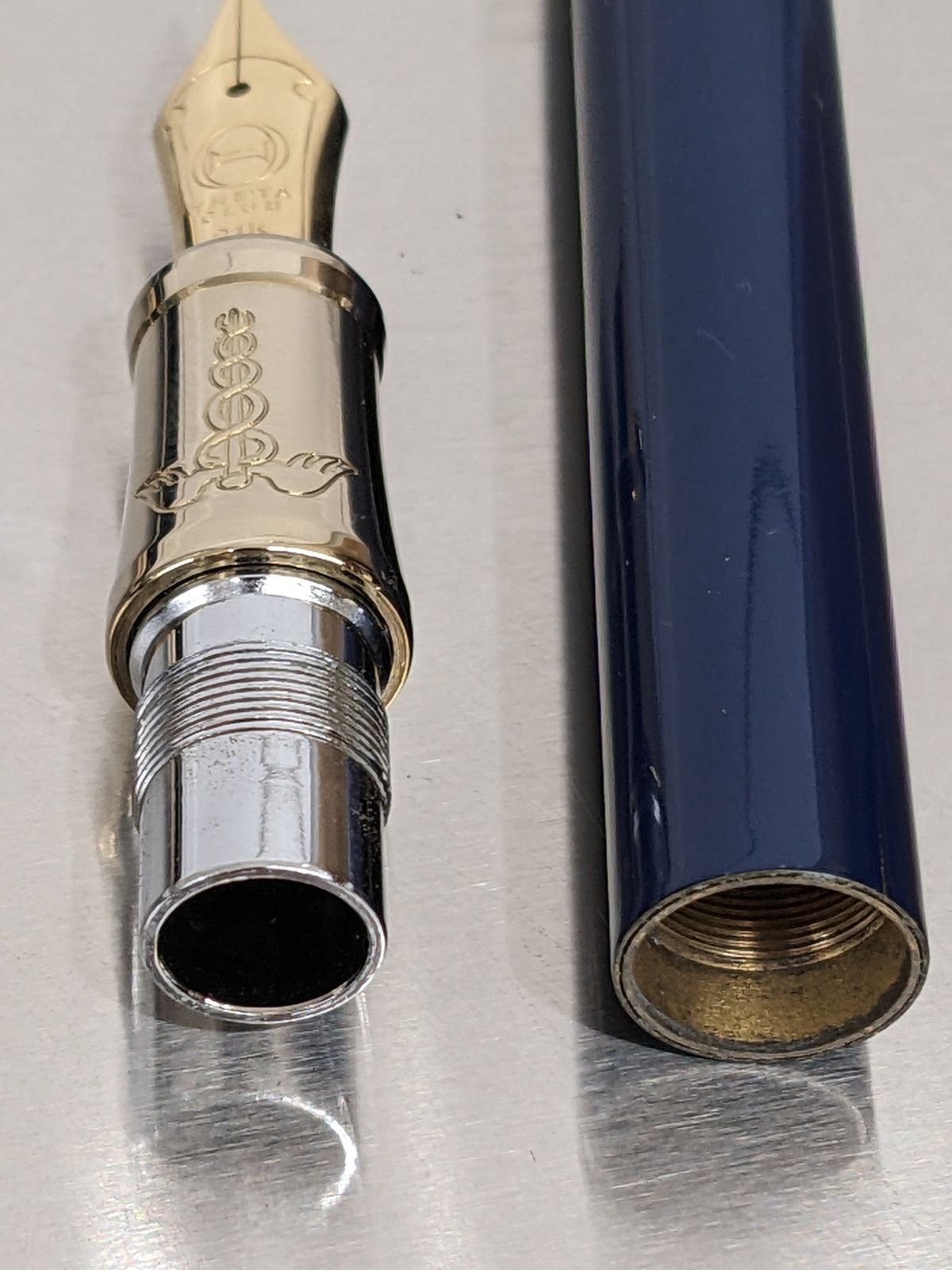 SAILOR◎数量限定品 セーラー 万年筆 ペン先 21K 創業85周年記念 青漆