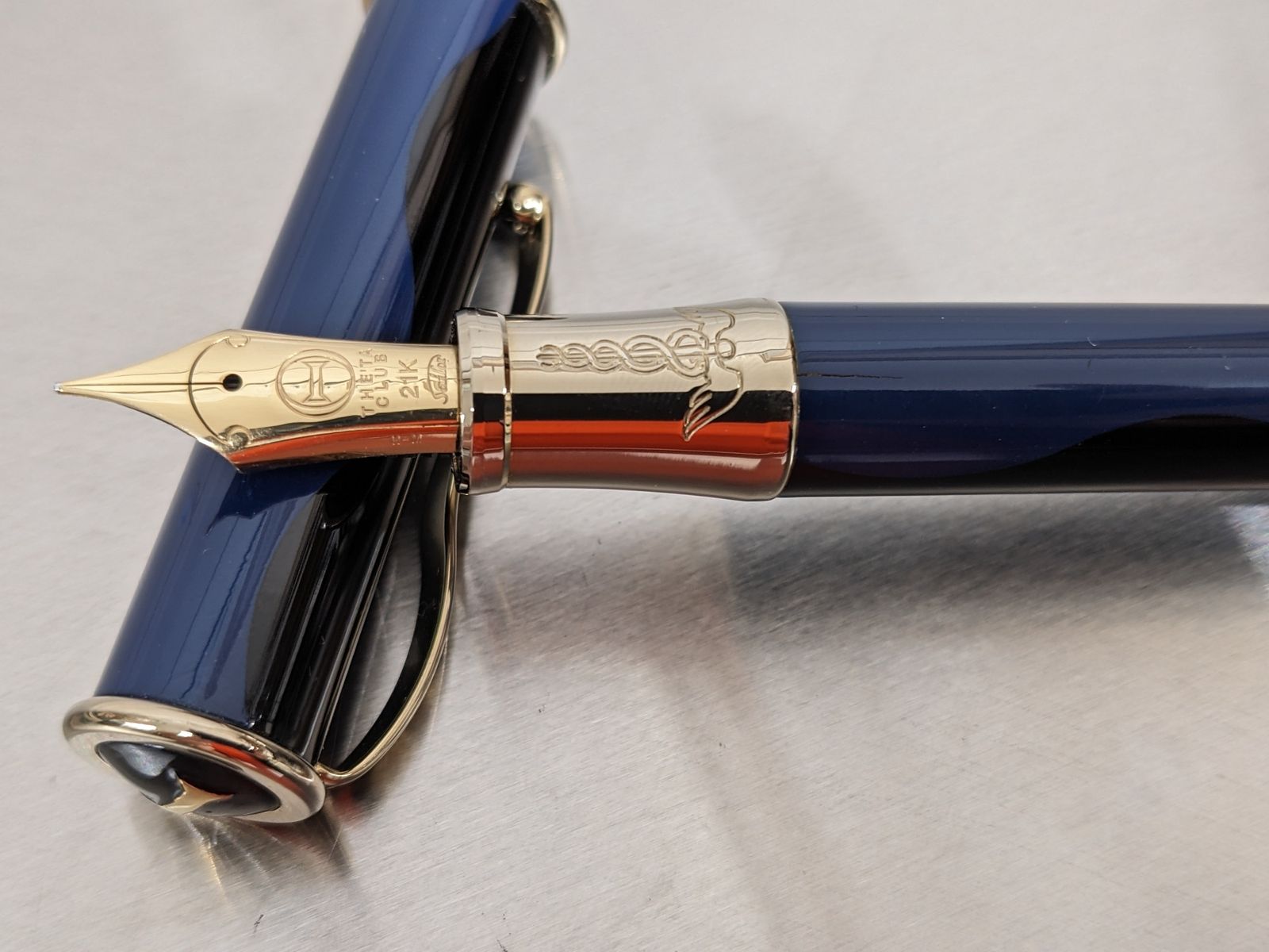SAILOR◎数量限定品 セーラー 万年筆 ペン先 21K 創業85周年記念 青漆