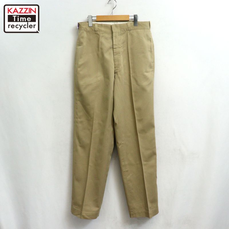 70s USA製 vintage U.S.ARMY チノ ミリタリーパンツ メンズ Mサイズ