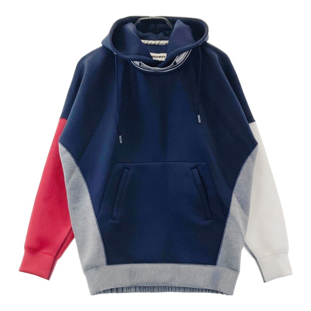 サイズ：UNISEX1 DECEMBERMAY ディセンバーメイ 4-305-1212 ダンボールニット 長袖パーカー  ネイビー系 [240101653644] ゴルフウェア メンズ ストスト サイズ：UNISEX1 DECEMBERMAY ディセンバーメイ 4-305-1212 ダンボール