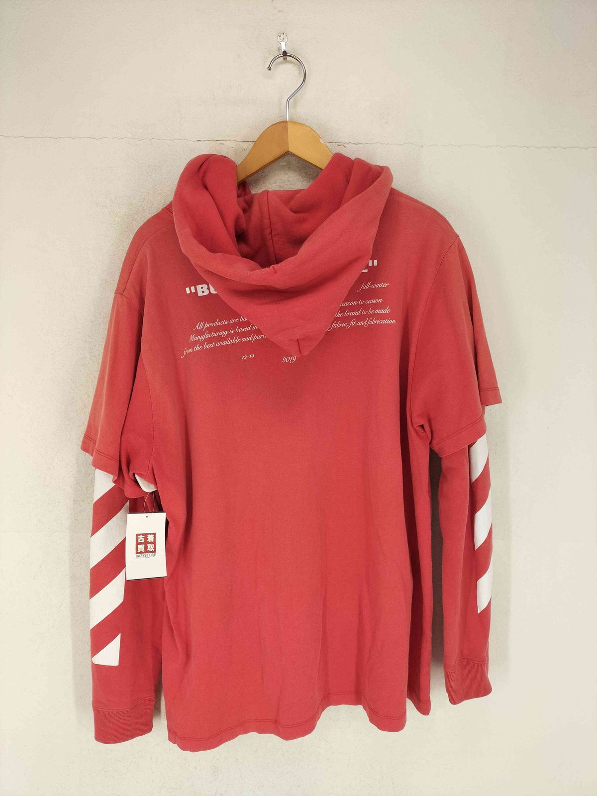 オフホワイト OFF-WHITE 18AW BERNINI HOODIE メンズ M - メルカリ