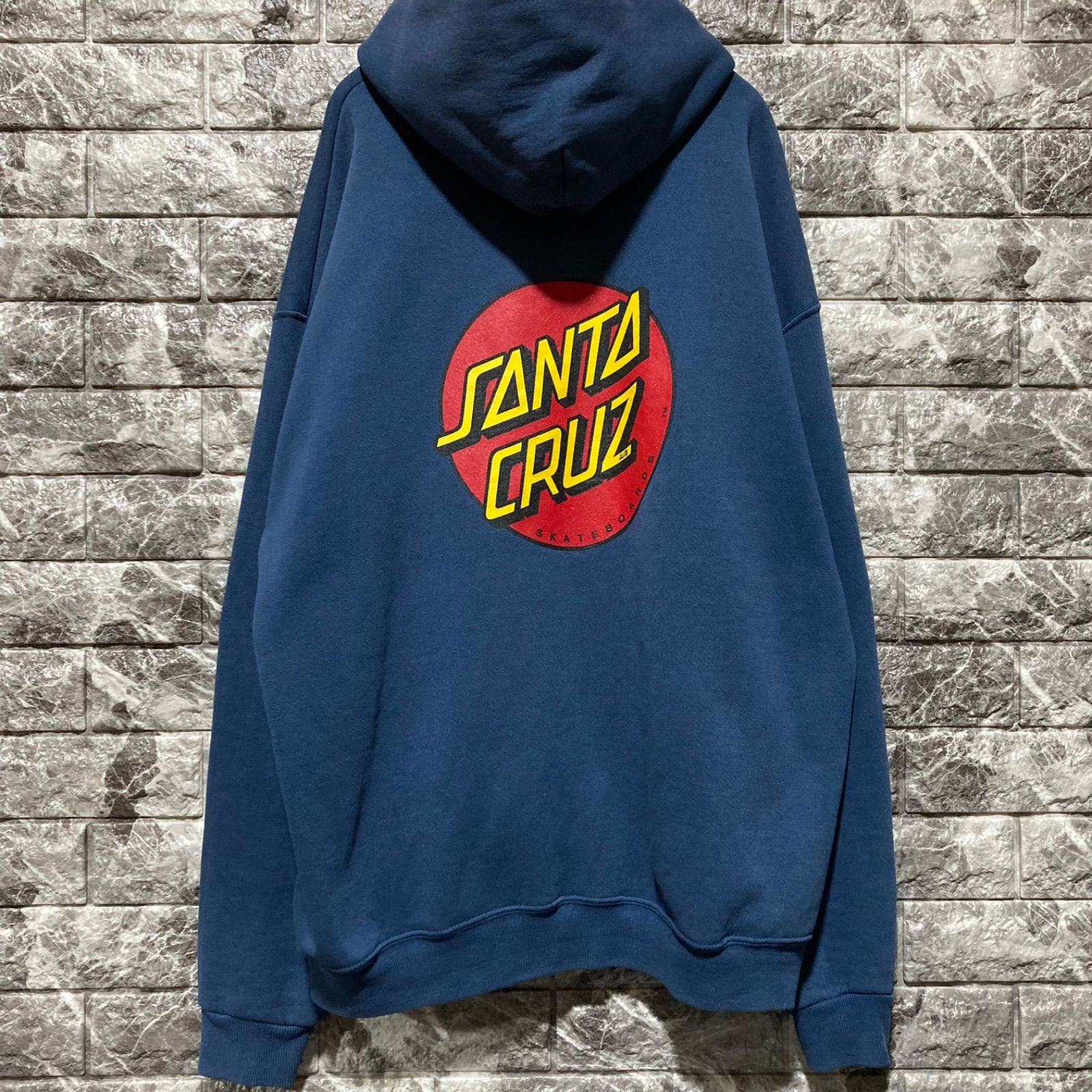 SANTA CRUZ プルオーバーパーカー NHS カラータグ サンタクルーズ 