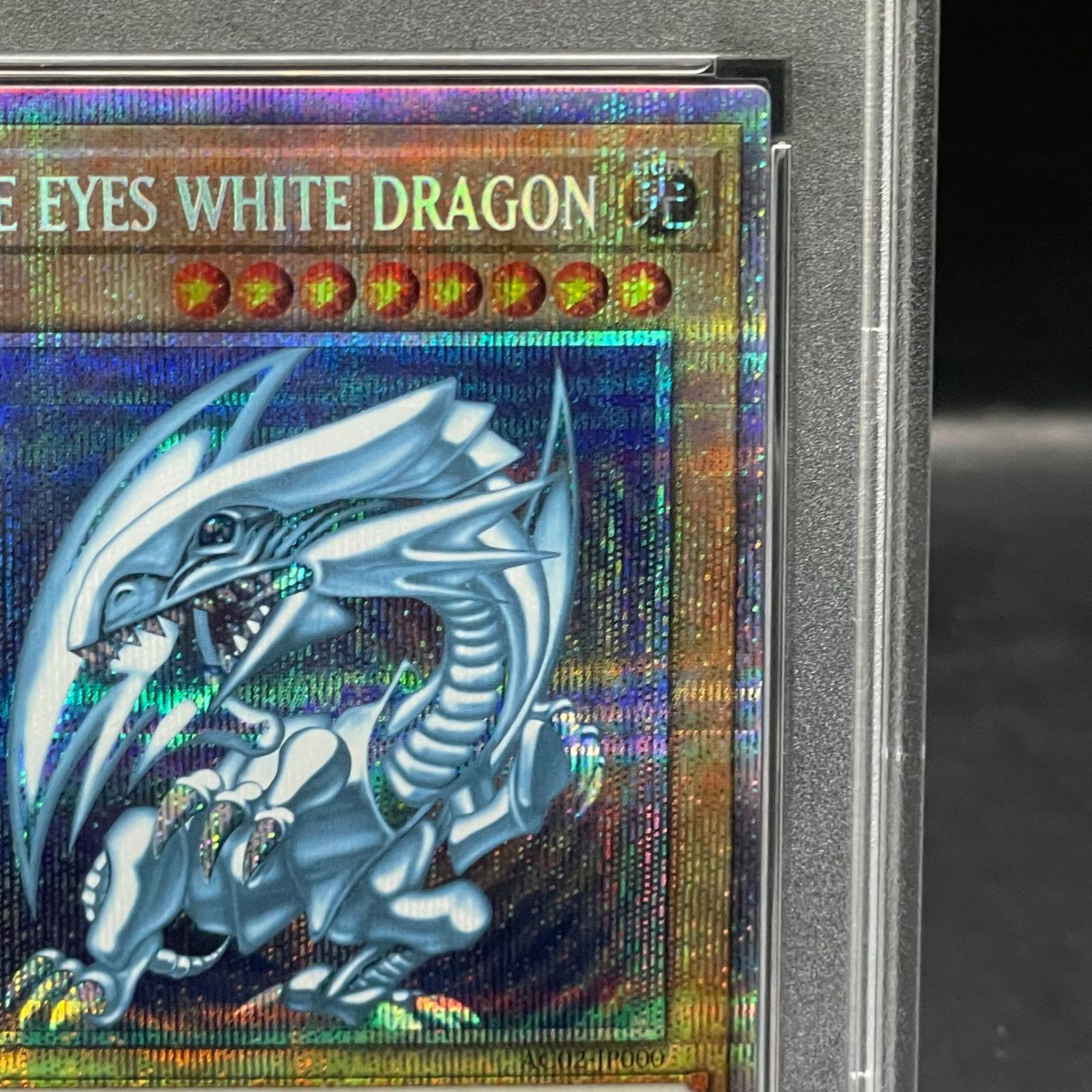 PSA10】BLUEEYESWHITEDRAGON (青眼の白龍) [プリズマ] {AC02-JP000} 1