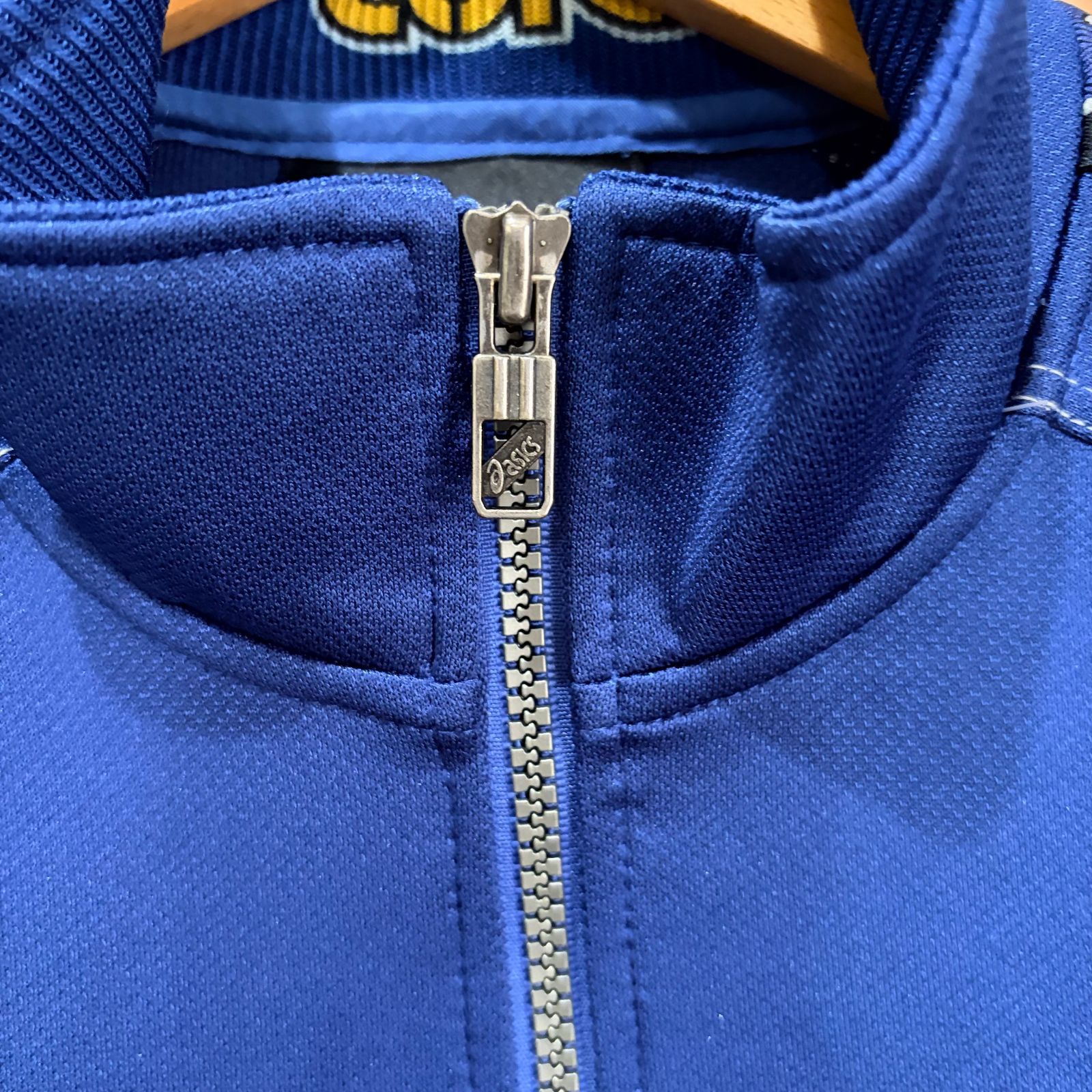 90年代 日本製 ASICS アシックス トラックジャケット ブルー World