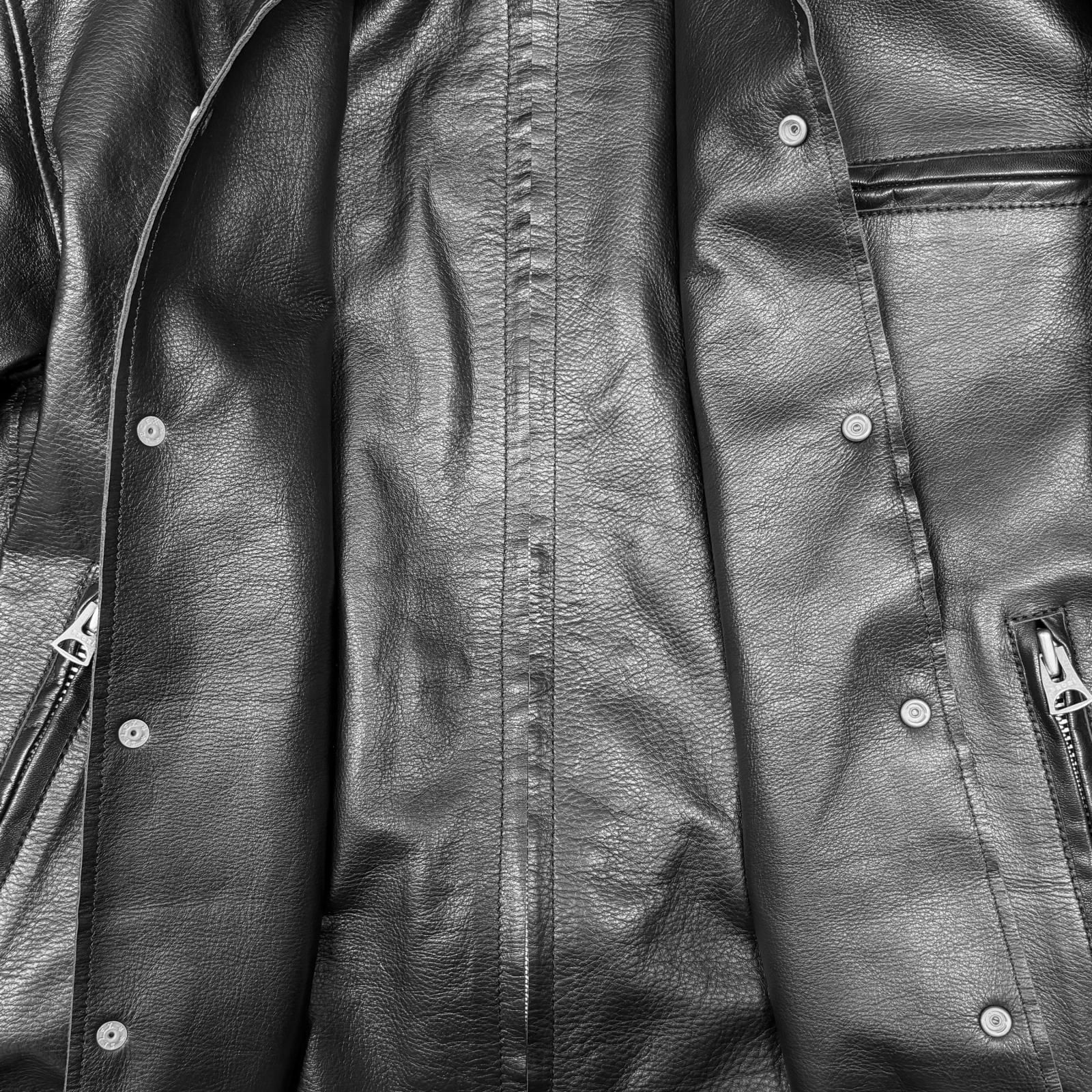 参考上代396000円 未使用 sacai 26SS Leather Blouson レザーブルゾン