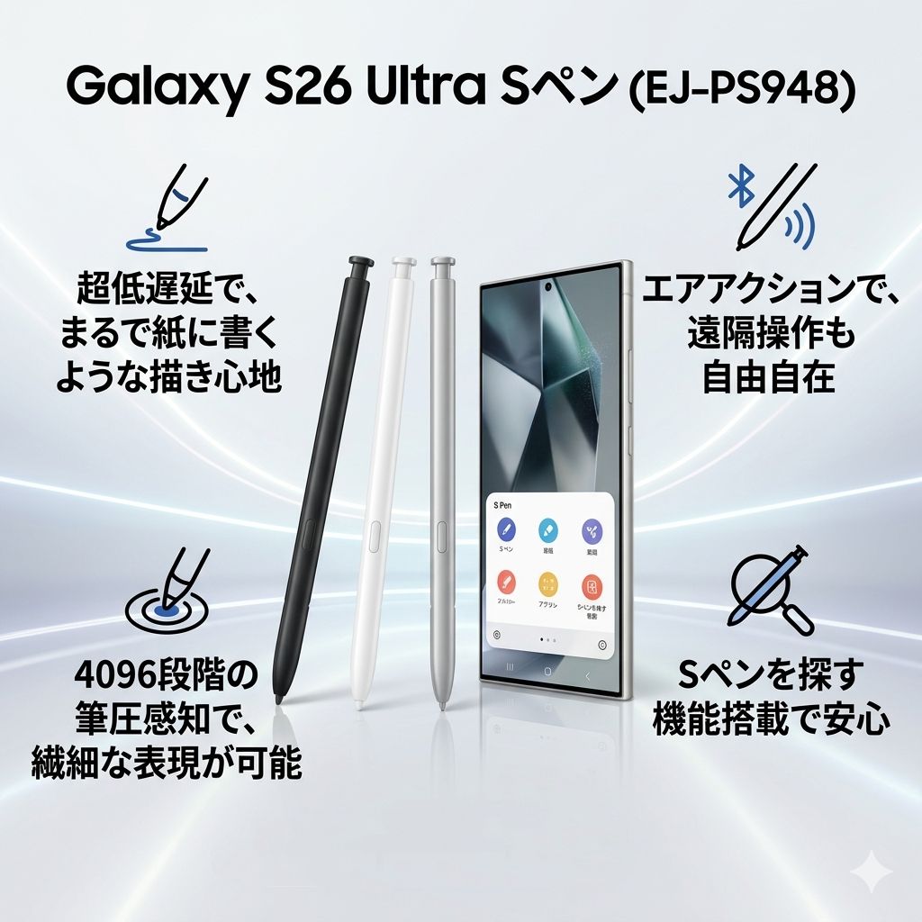 Samsung Galaxy S26 Ultra Sペン純正 EJ-PS948 - メルカリ