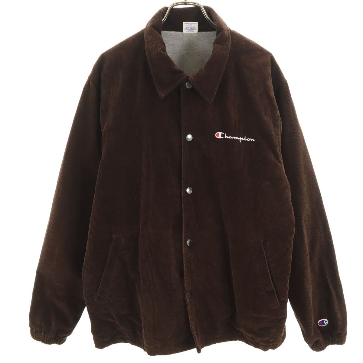 Champion チャンピオン コーデュロイ コーチジャケット M ブラウン 