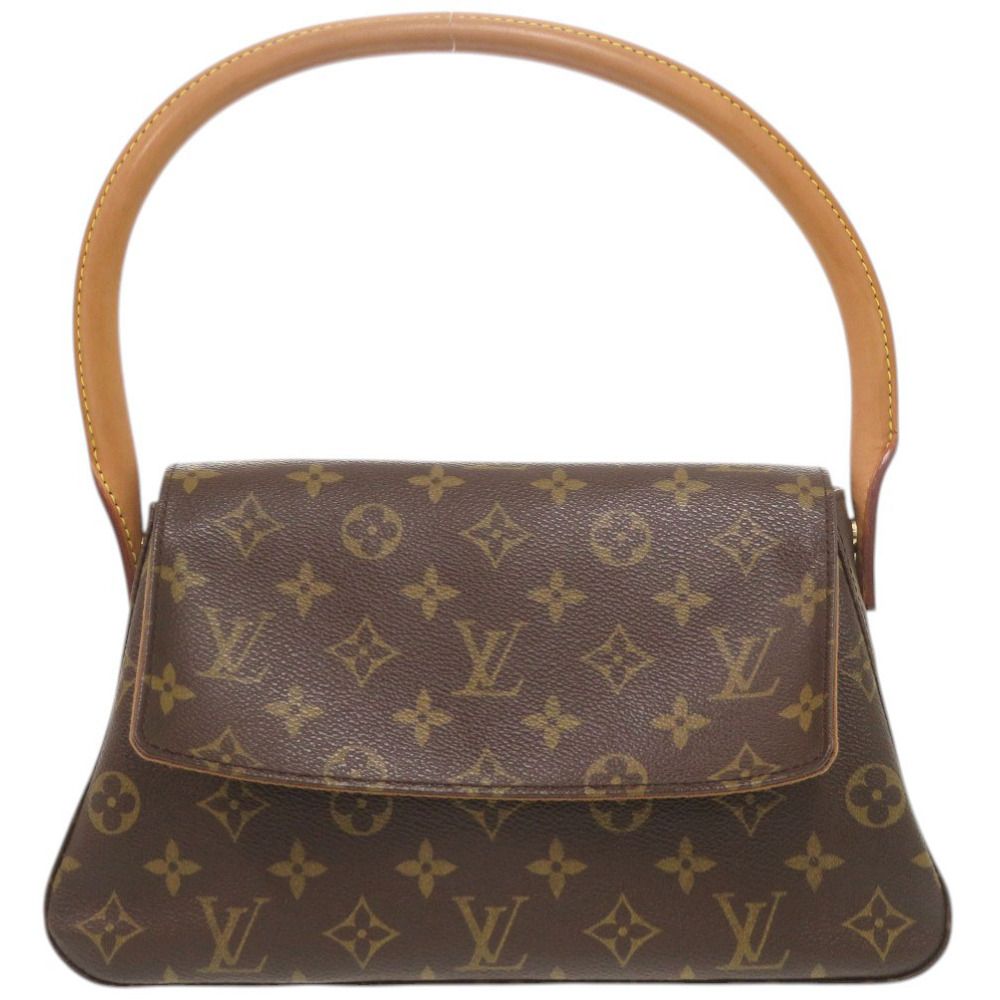 ルイ ヴィトン ミニルーピング モノグラム M51147 ハンドバッグ LV