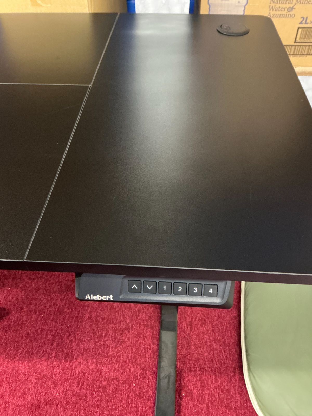 引取限定 美品 電動昇降デスク 新品同様 120cm ワンタッチ昇降 