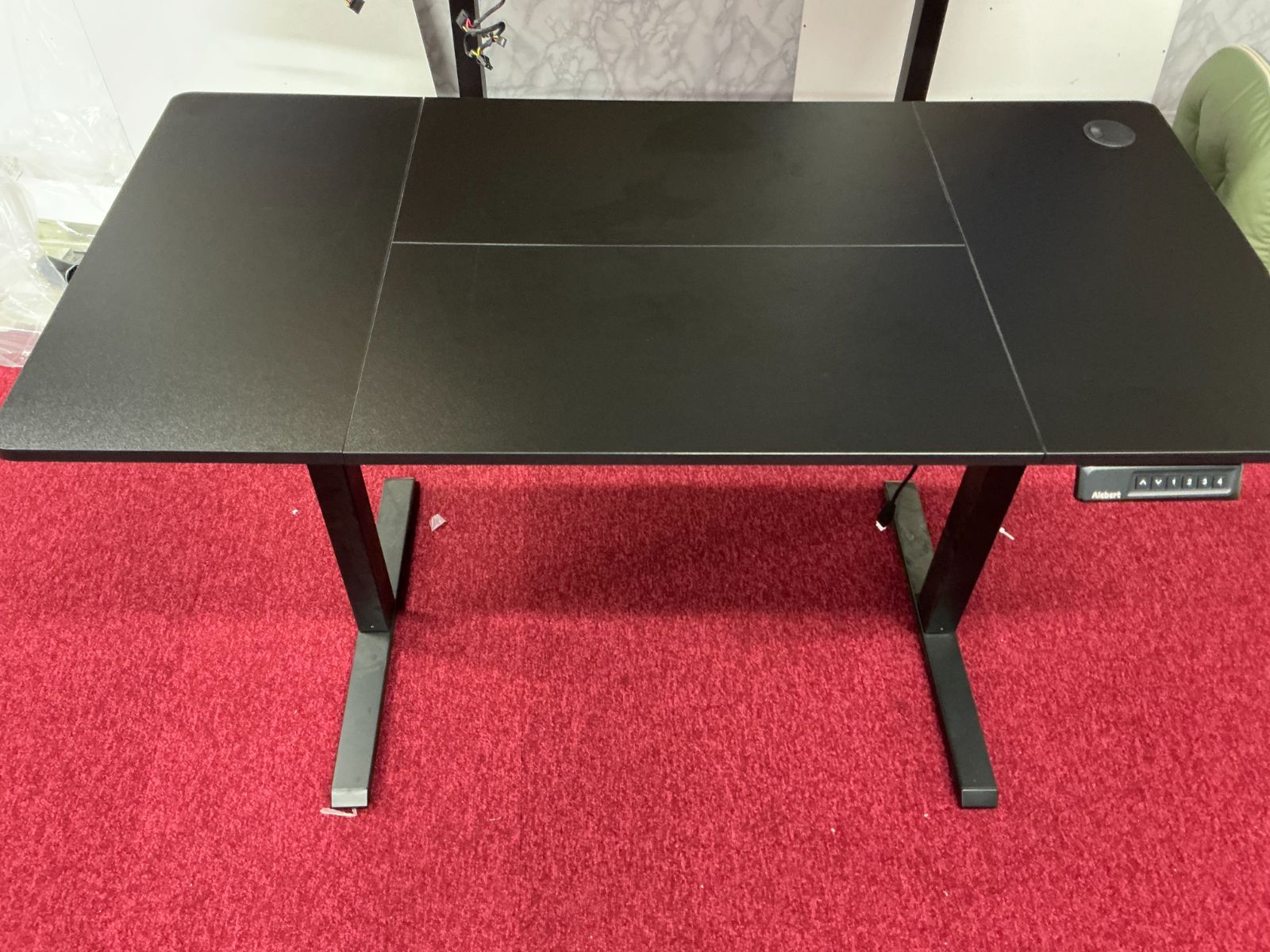 引取限定 美品 電動昇降デスク 新品 120cm ワンタッチ昇降 