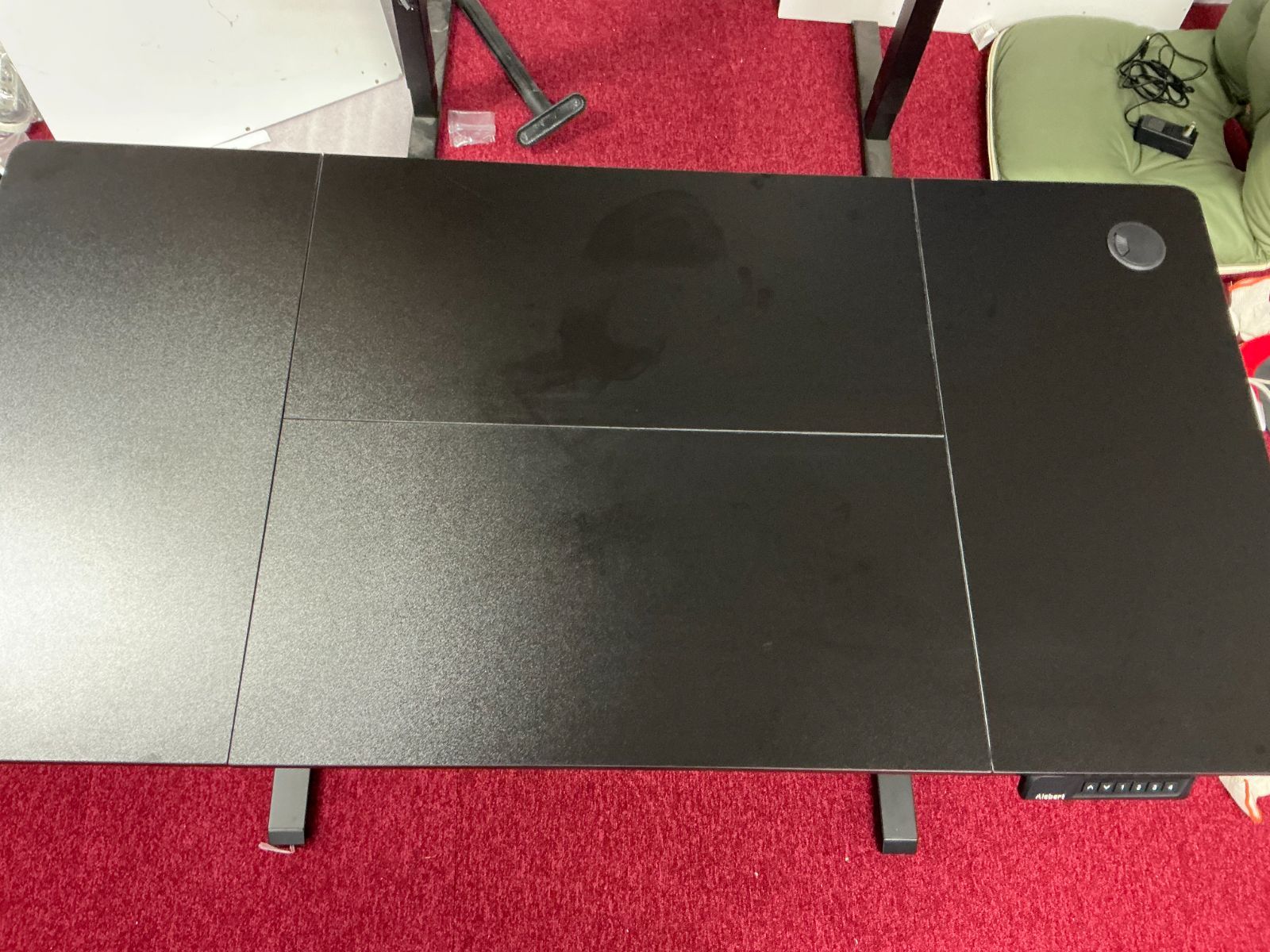 引取限定 美品 電動昇降デスク 新品 120cm ワンタッチ昇降 