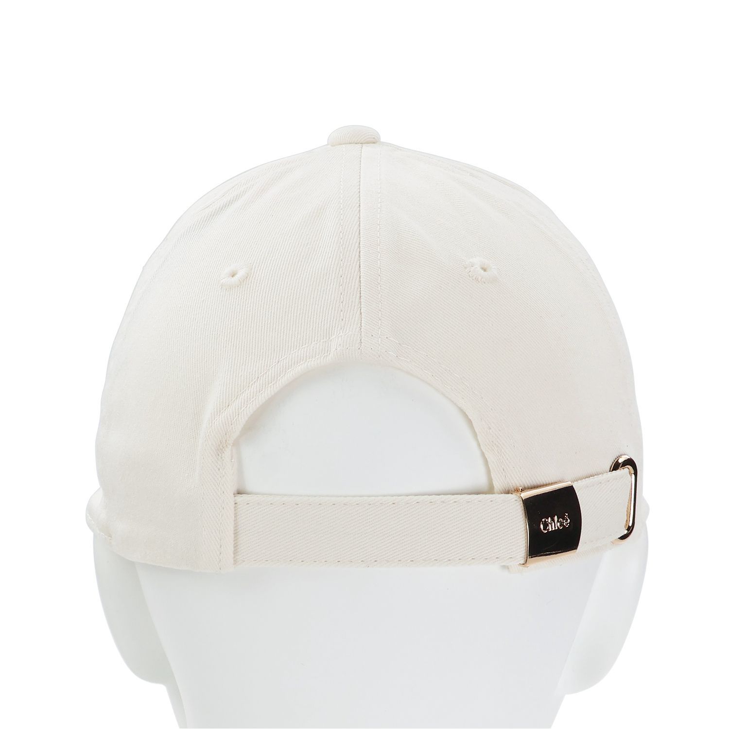 【新品】クロエキッズ ロゴキャップ 大人も着用OKサイズ58 Chloe Kids クロエキッズ キャップ 大人もOK コットン CAP ブランド