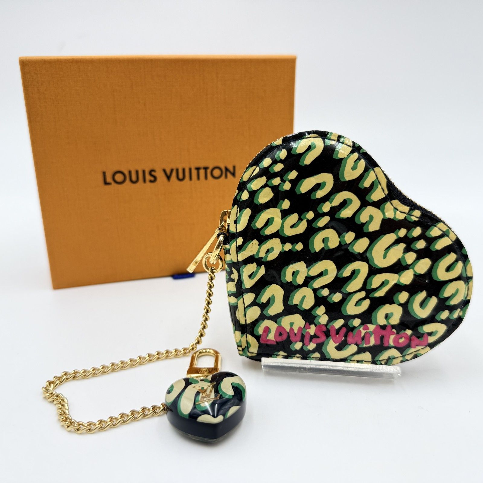 売り出し廉価 Louis Vuitton ハート型コインケース オレンジ 【公式通販】