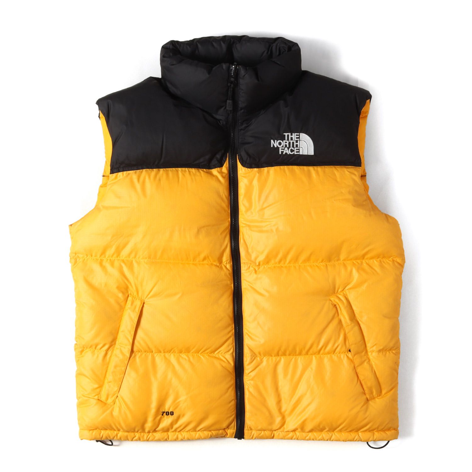 THE NORTH FACE ノースフェイス ベスト イエロー ブラック サイズ:L 