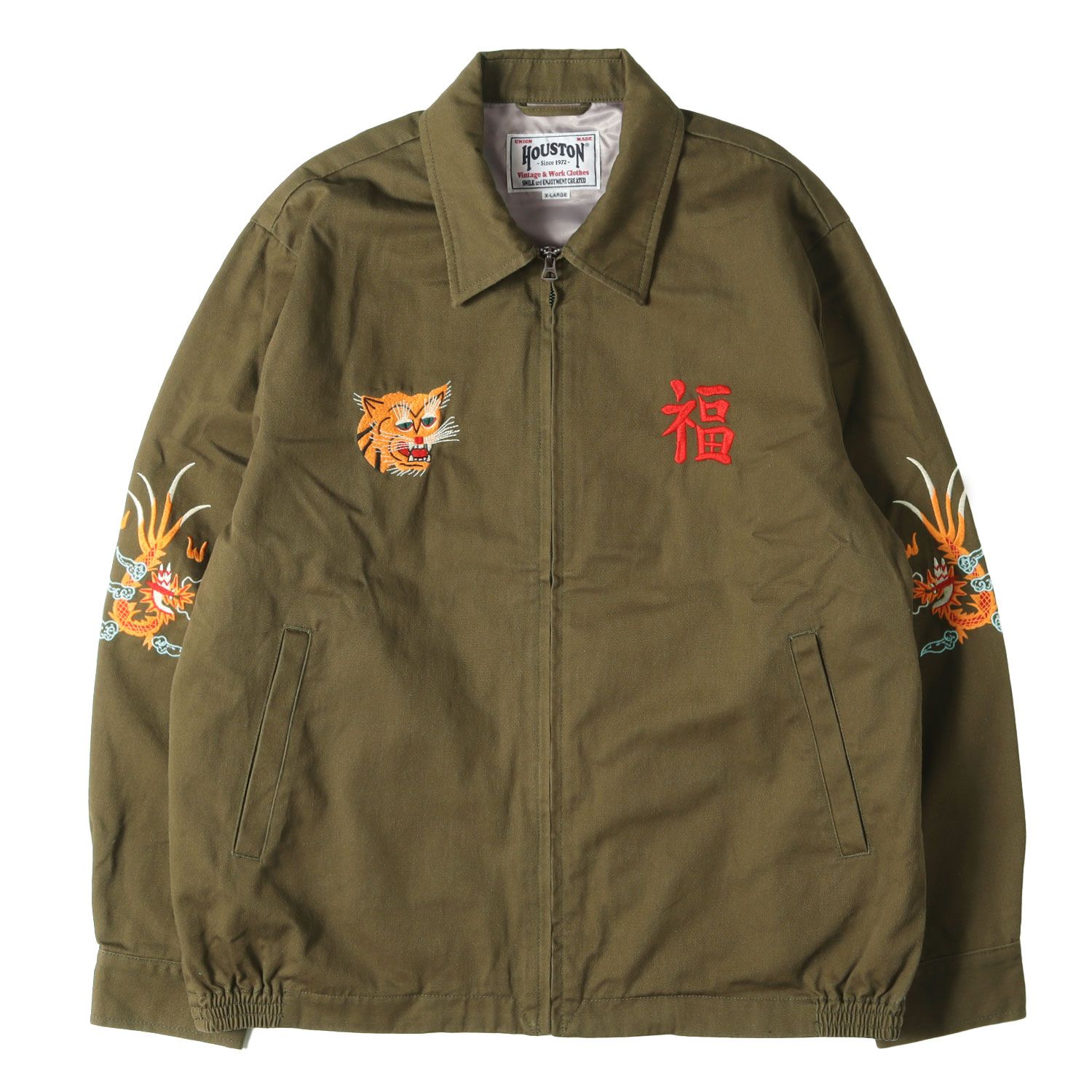 HOUSTON ヒューストン ジャケット オリーブドラブ サイズ:XL | 現行 