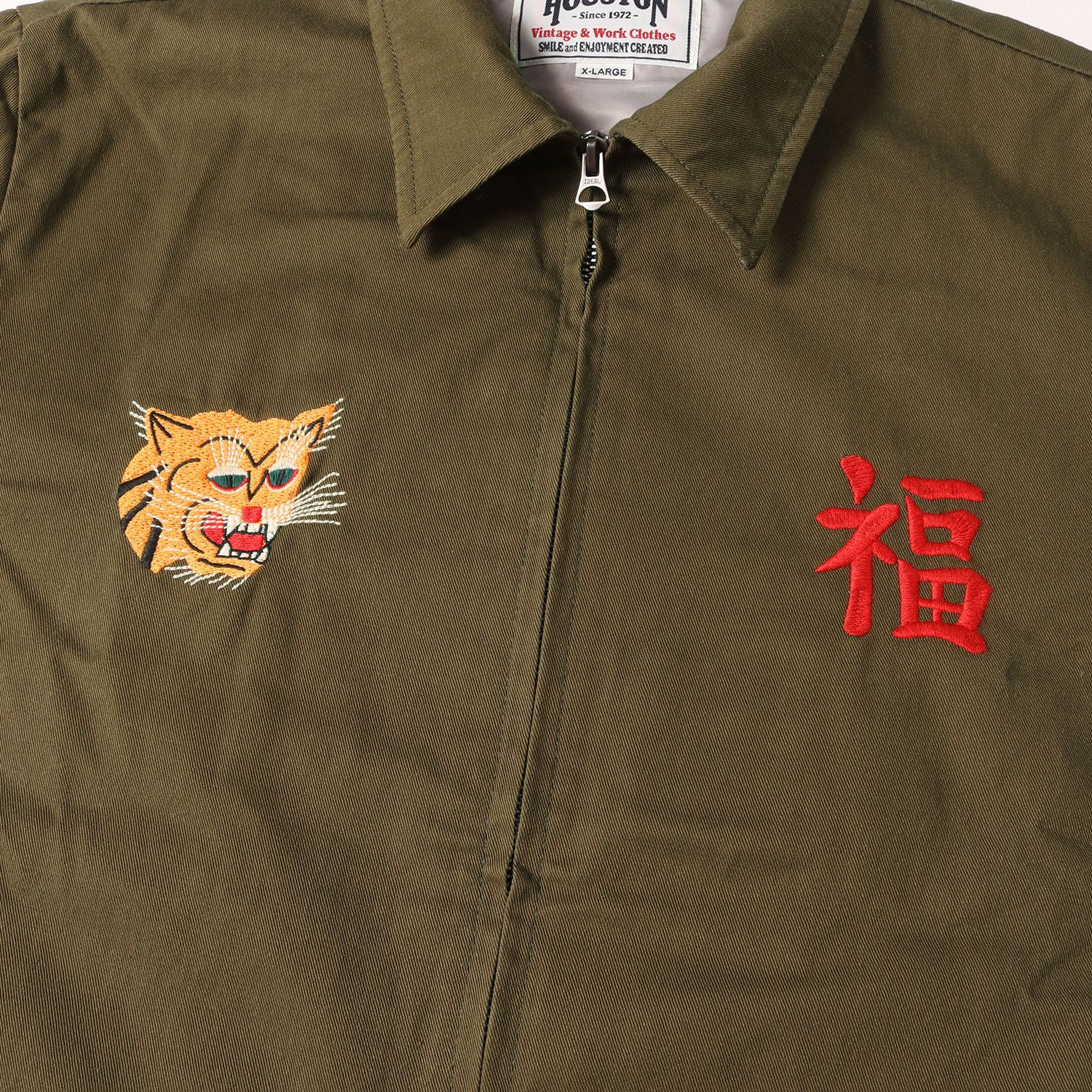 HOUSTON ヒューストン ジャケット オリーブドラブ サイズ:XL | 現行 