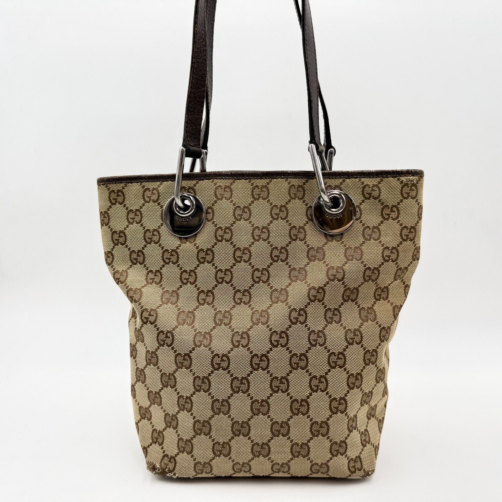 GUCCI(グッチ)エクリプス トートバッグ GGキャンバス ベージュ GUCCI(グッチ)エクリプス トートバッグ GGキャンバス ベージュ