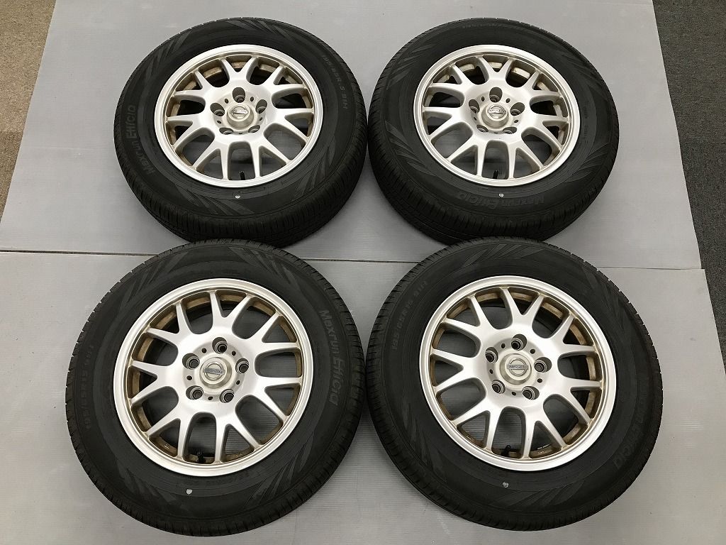◎セレナ用セット 超バリ溝 すぐ使えます 24年製 195/65R15 純正 