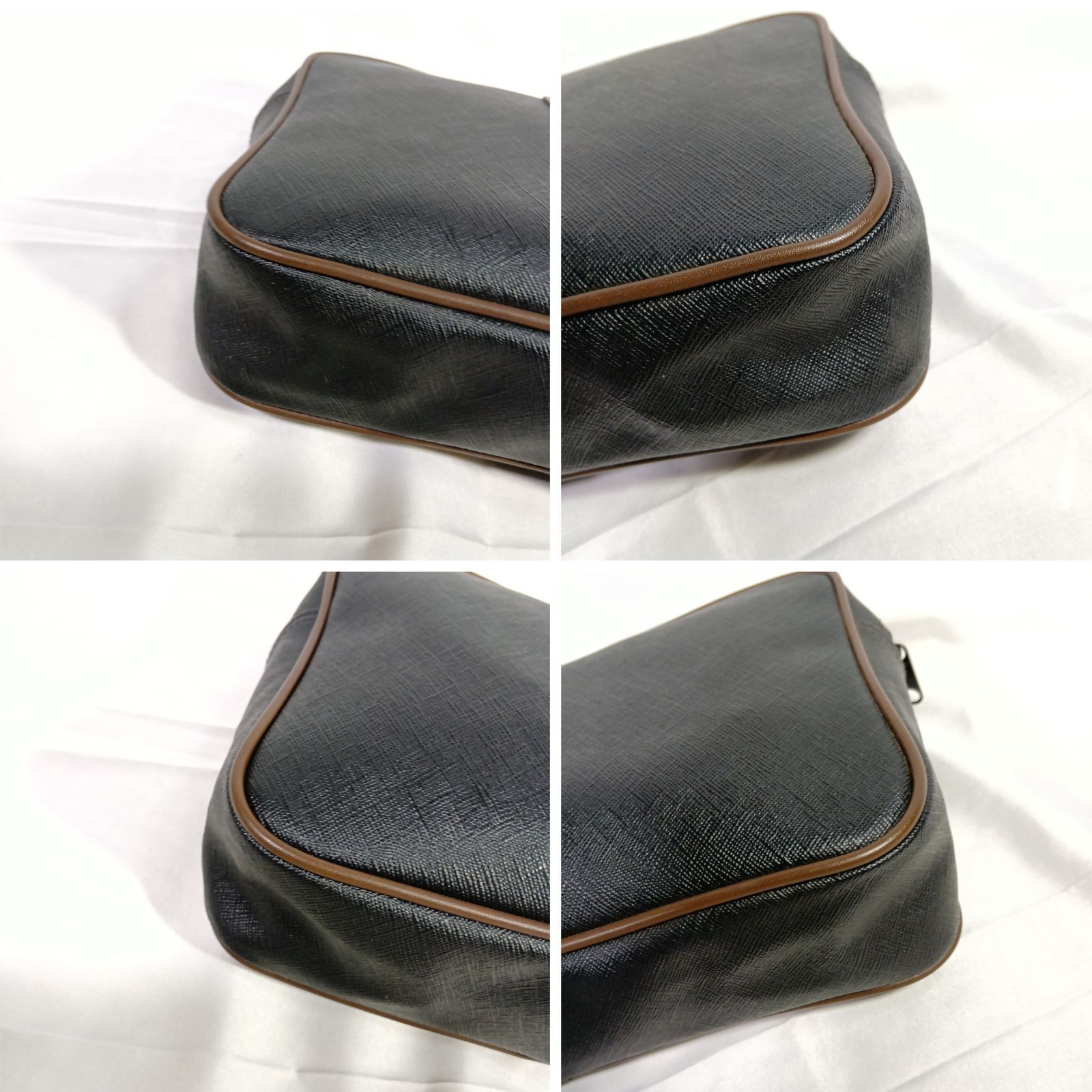 良品】ピエールカルダン セカンドバッグ クラッチバッグ 黒 茶色 良品】ピエールカルダン セカンドバッグ クラッチバッグ 黒 茶色