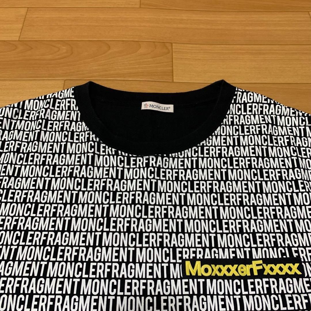 モンクレール フラグメント 藤原ヒロシ 黒 ロゴTシャツ M 5S183 - メルカリ
