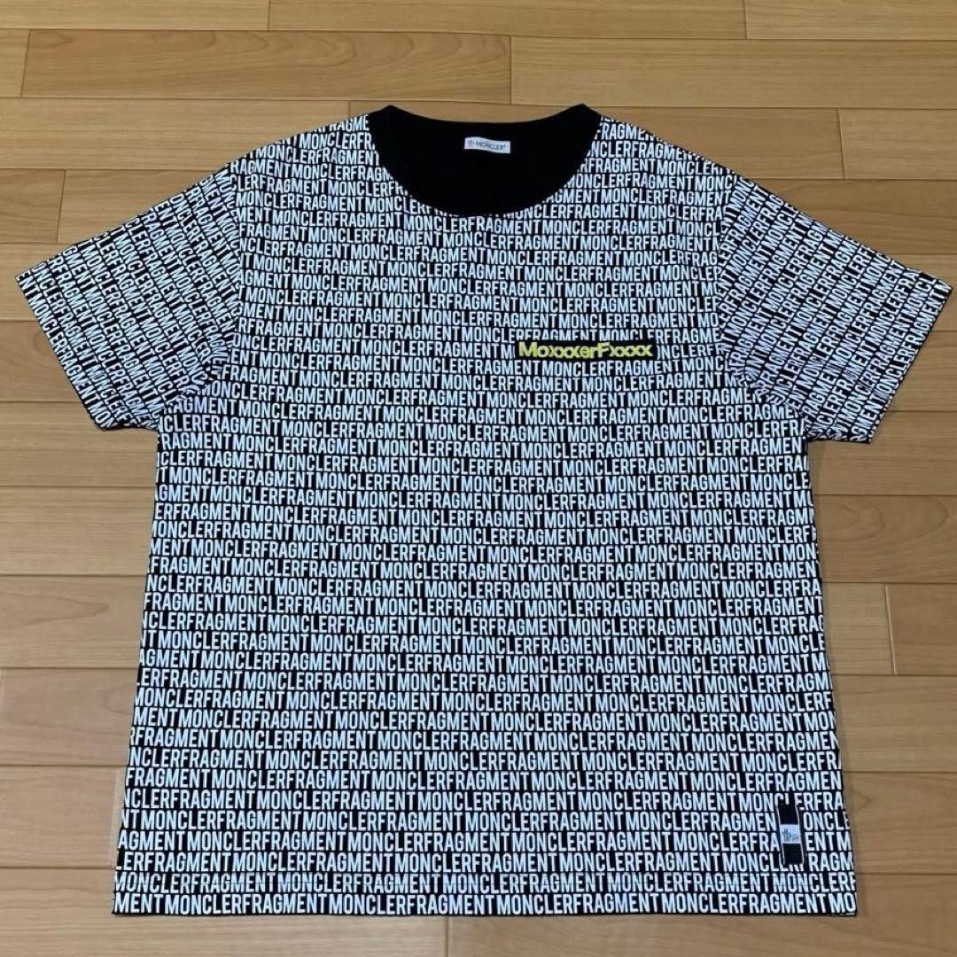 モンクレール フラグメント 藤原ヒロシ 黒 ロゴTシャツ M 5S183 - メルカリ
