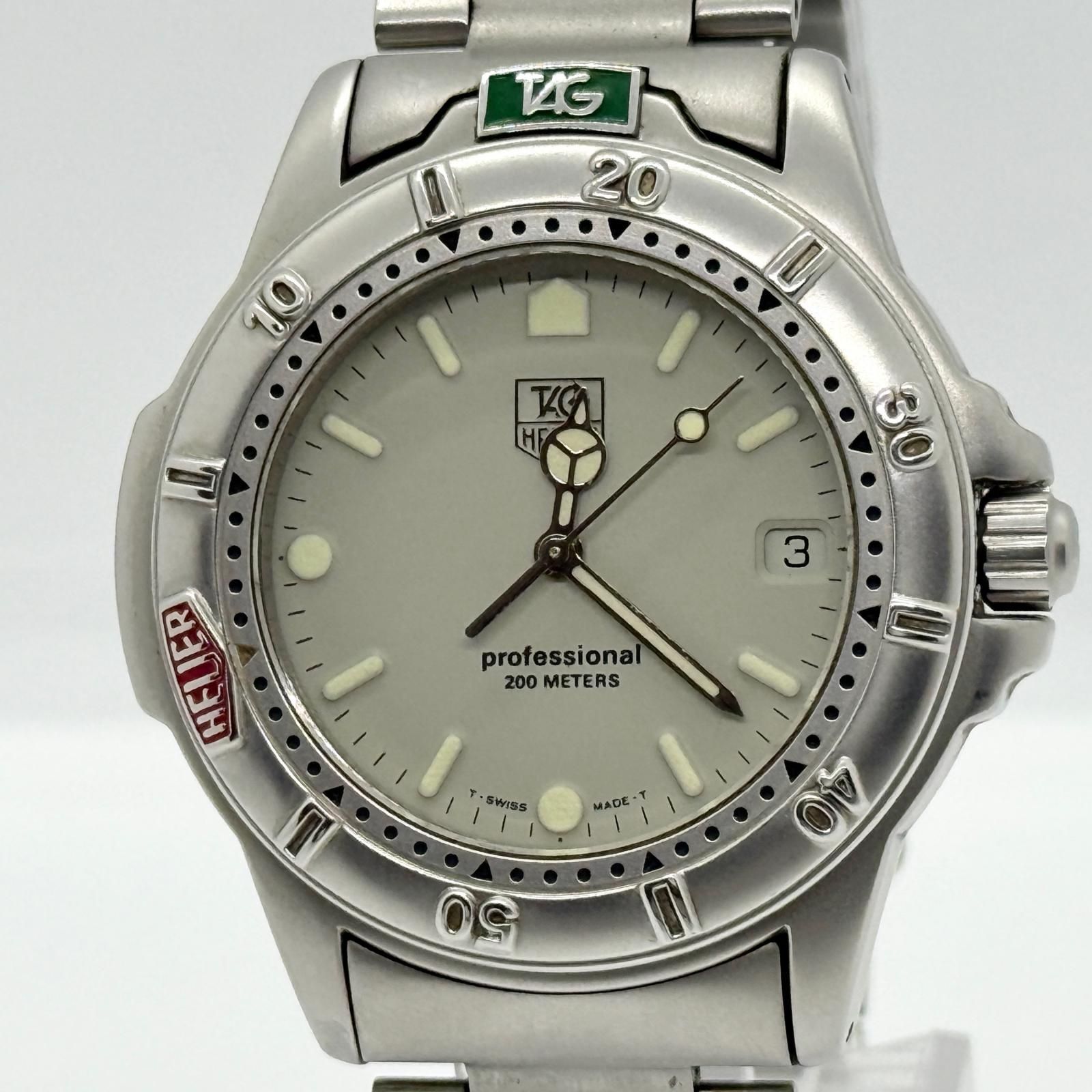 TAG HEUER タグホイヤー プロフェッショナル 200m 999.706K グレー QZ 