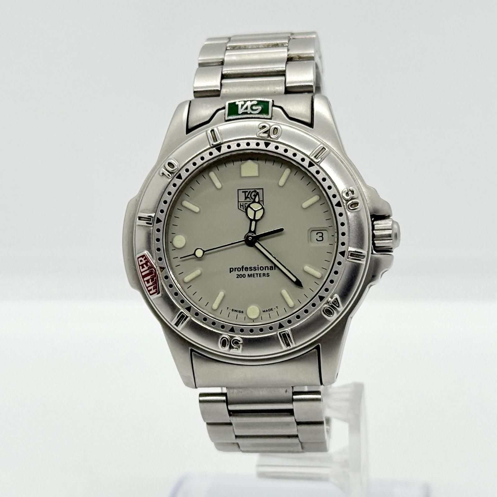 TAG HEUER タグホイヤー プロフェッショナル 200m 999.706K グレー QZ 