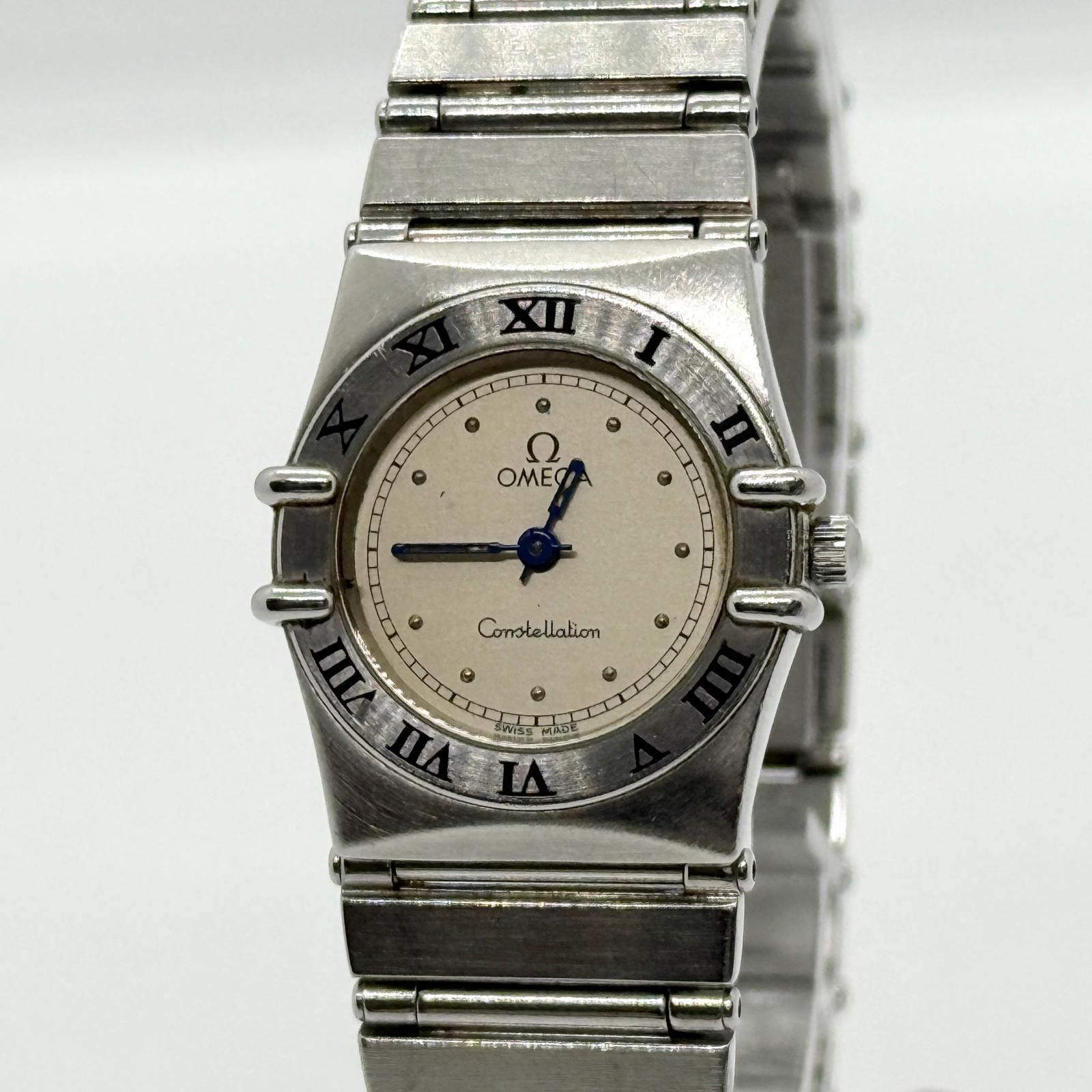 OMEGA オメガ コンステレーション SS シルバー QZ レディース 