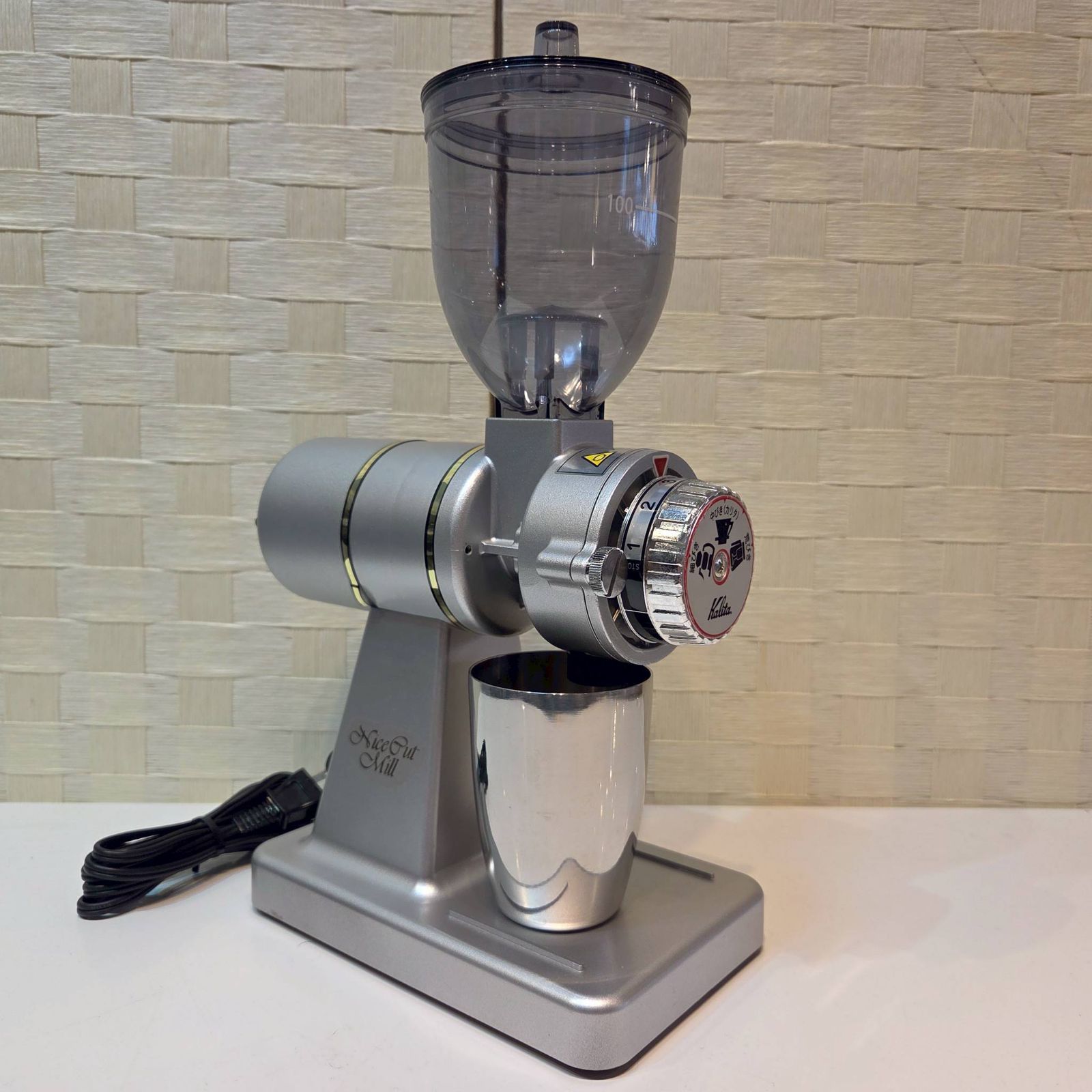 Kalita カリタ コーヒーミル ナイスカットミル KH-100 シルバー 