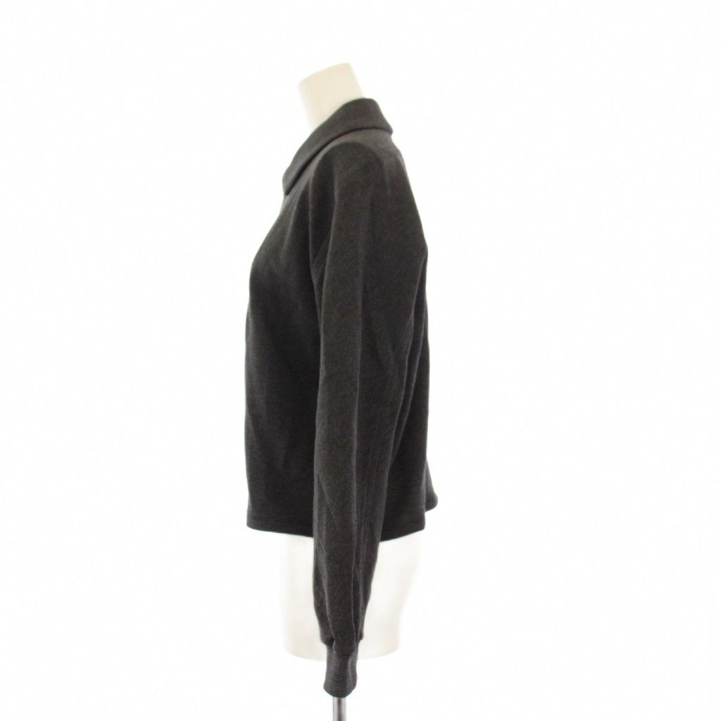 セオリー Theory 25AW DOUBLE KN LT N KNIT SHORT ZIP ジップアップ