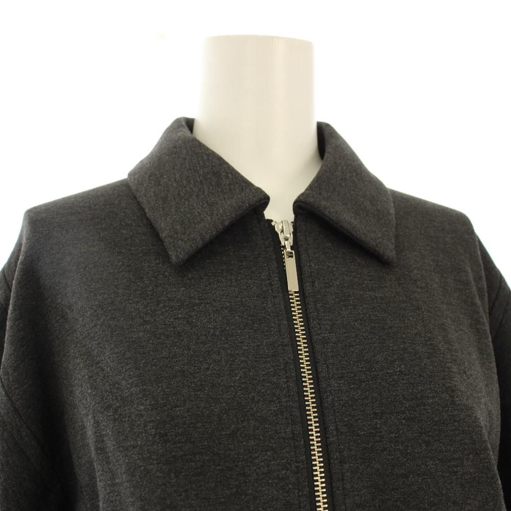 セオリー Theory 25AW DOUBLE KN LT N KNIT SHORT ZIP ジップアップ