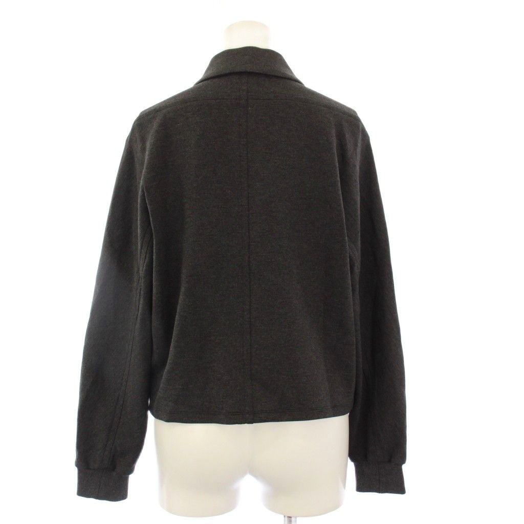 セオリー Theory 25AW DOUBLE KN LT N KNIT SHORT ZIP ジップアップ