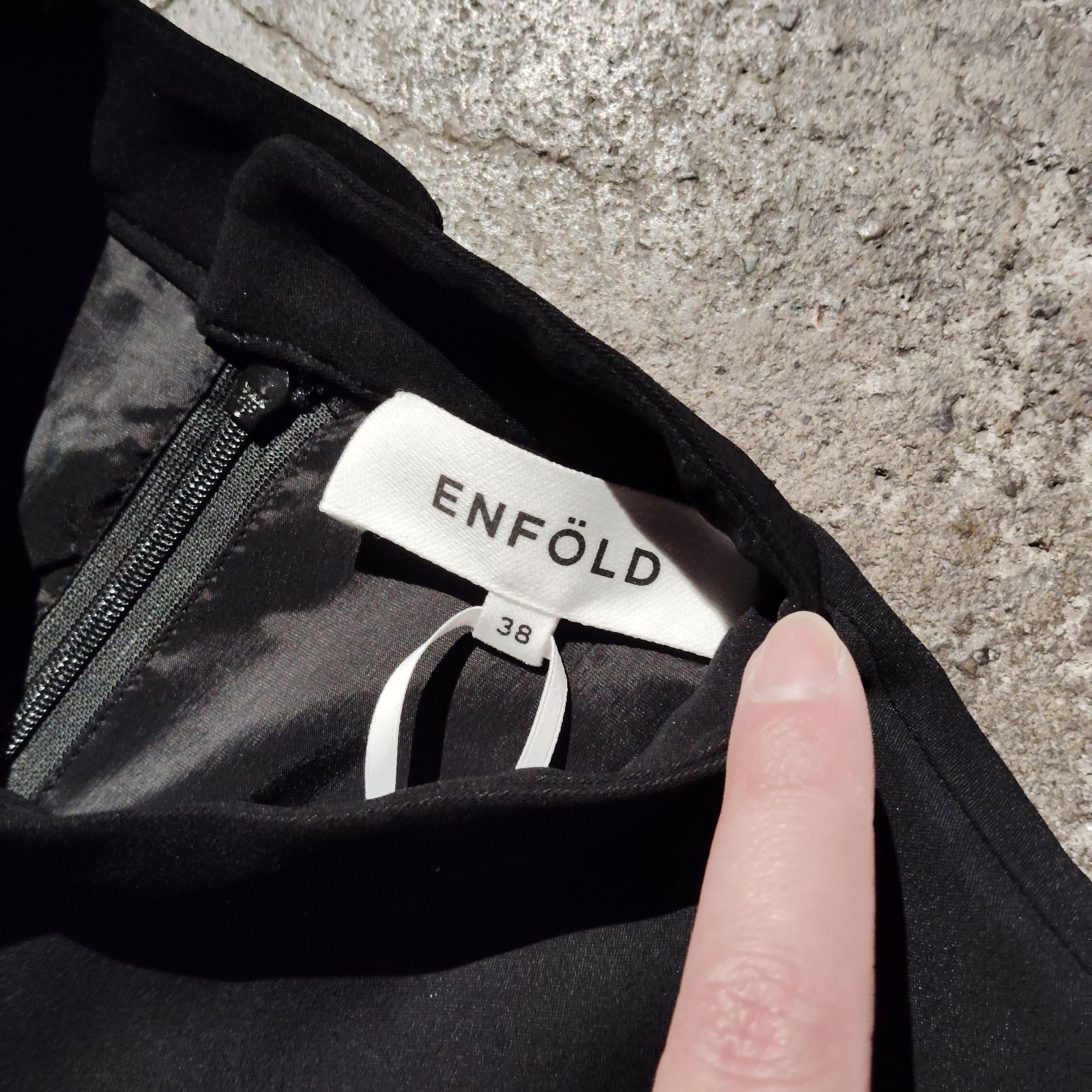 ENFOLD バルーンワンピース 七分袖 size38 エンフォルド ロング