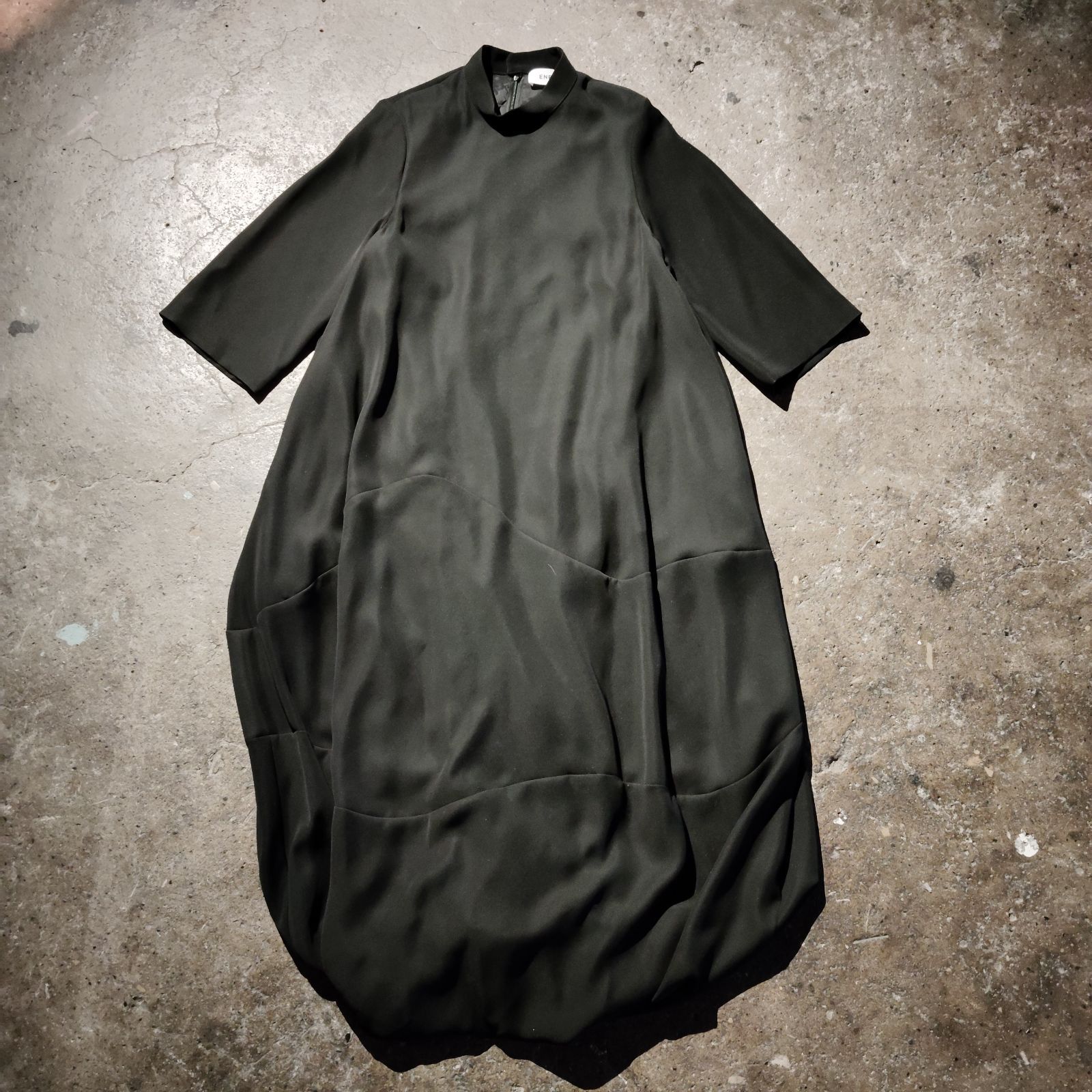 ENFOLD バルーンワンピース 七分袖 size38 エンフォルド ロング