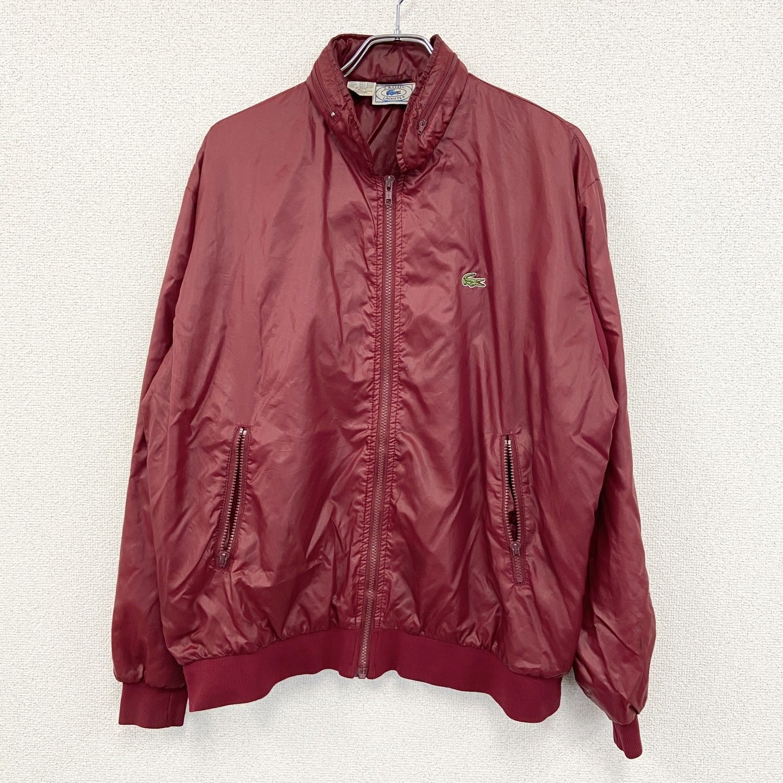 古着 used ～80s LACOSTE ラコステ ナイロンジャケット ブルゾン 