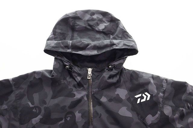 アベイシングエイプ A BATHING APE × DAIWA FISHING HOOD JACKET PRO