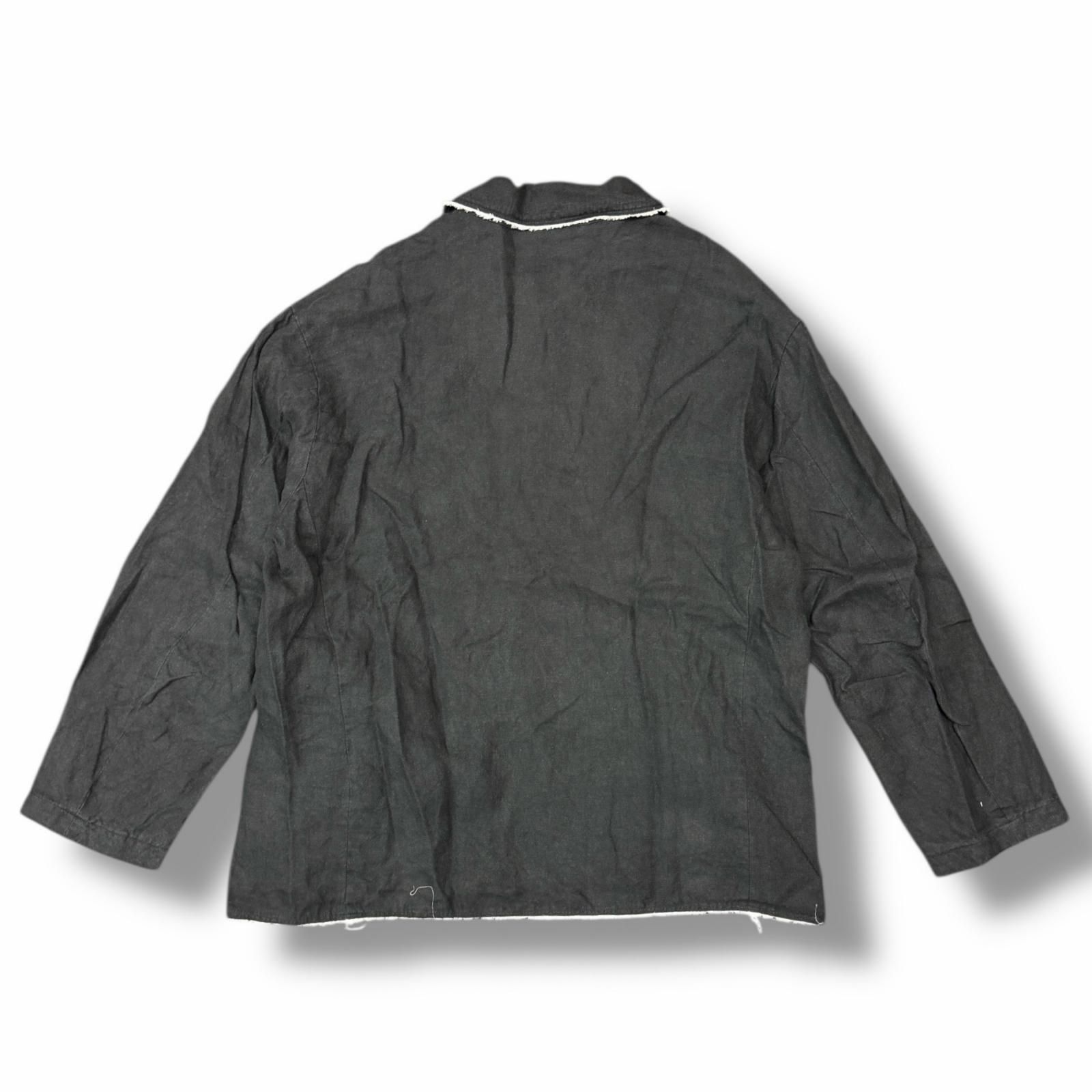 uniform experiment 25AW BRUSHED LINEN CUT-OFF JACKET リネンカット 
