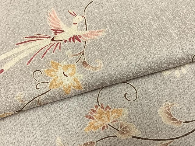 平和屋着物●訪問着　花鳥文　正絹　逸品　AABG4756fy 平和屋着物○訪問着 花鳥文 正絹 逸品 AABG4756fy - メルカリ