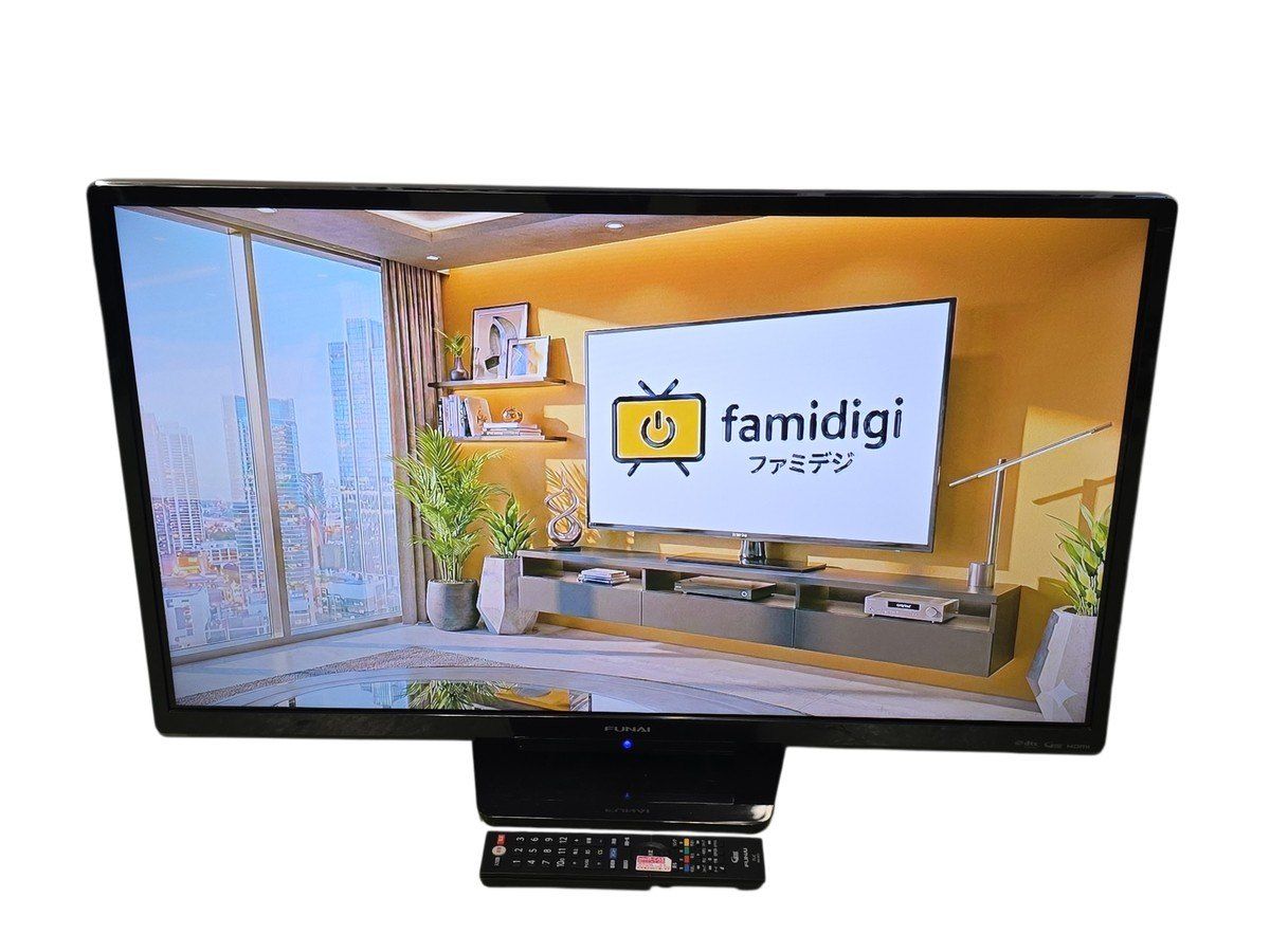 ☆値下げしました☆【】フナイ 液晶テレビ FL-32H1010 32V リモコン 